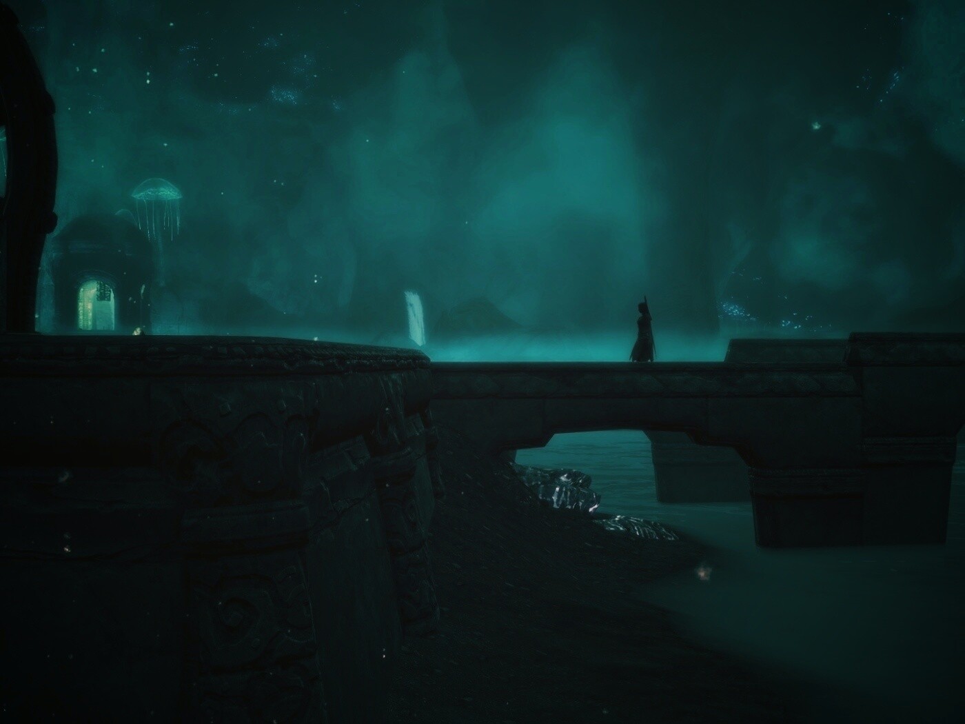 Светящийся путь обои