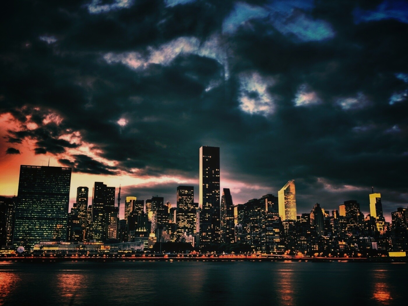 Красивый город обои