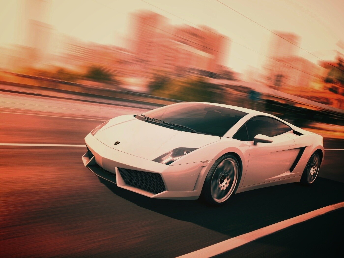 Серый Ламборджини обои