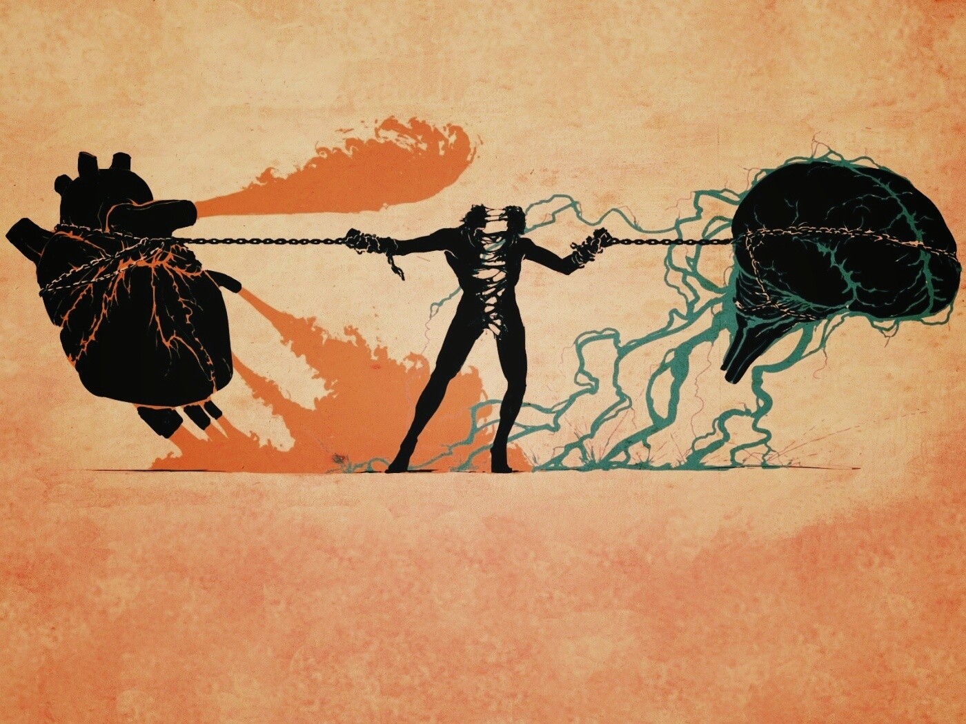 Борьба разума и сердца обои