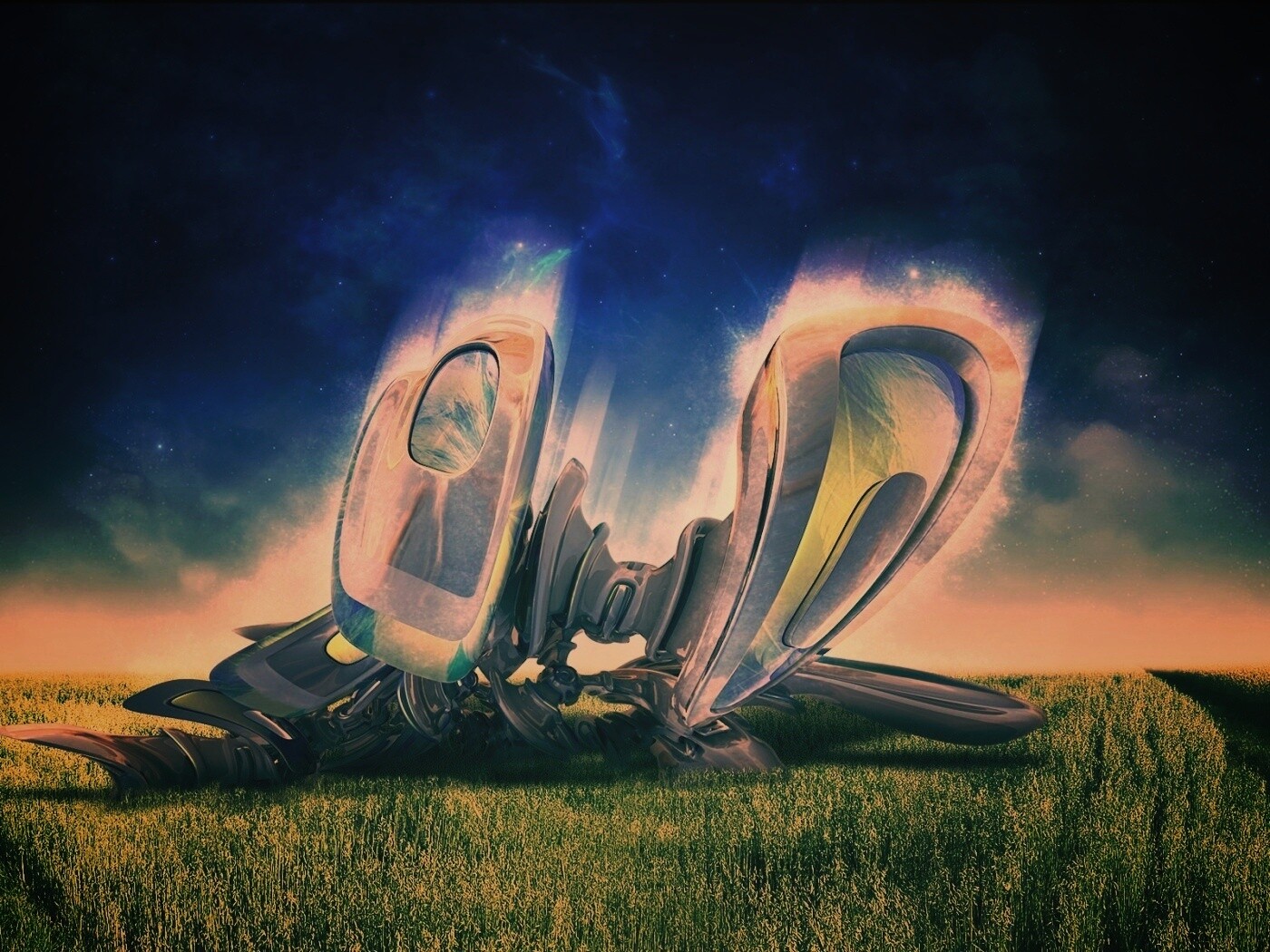 Нечто в поле обои