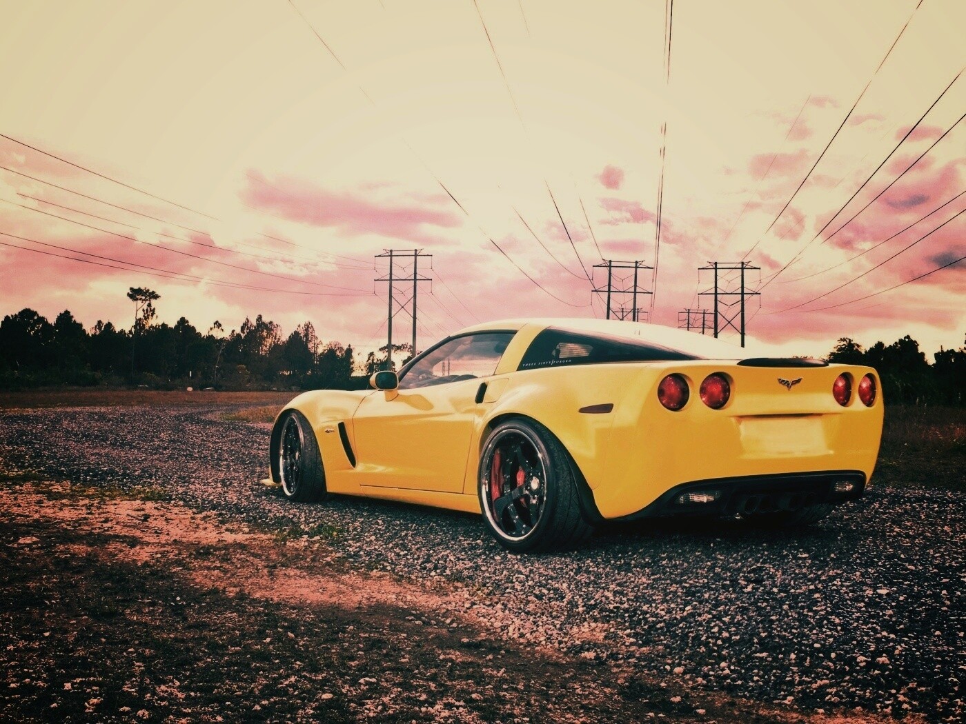 Chevrolet corvette обои