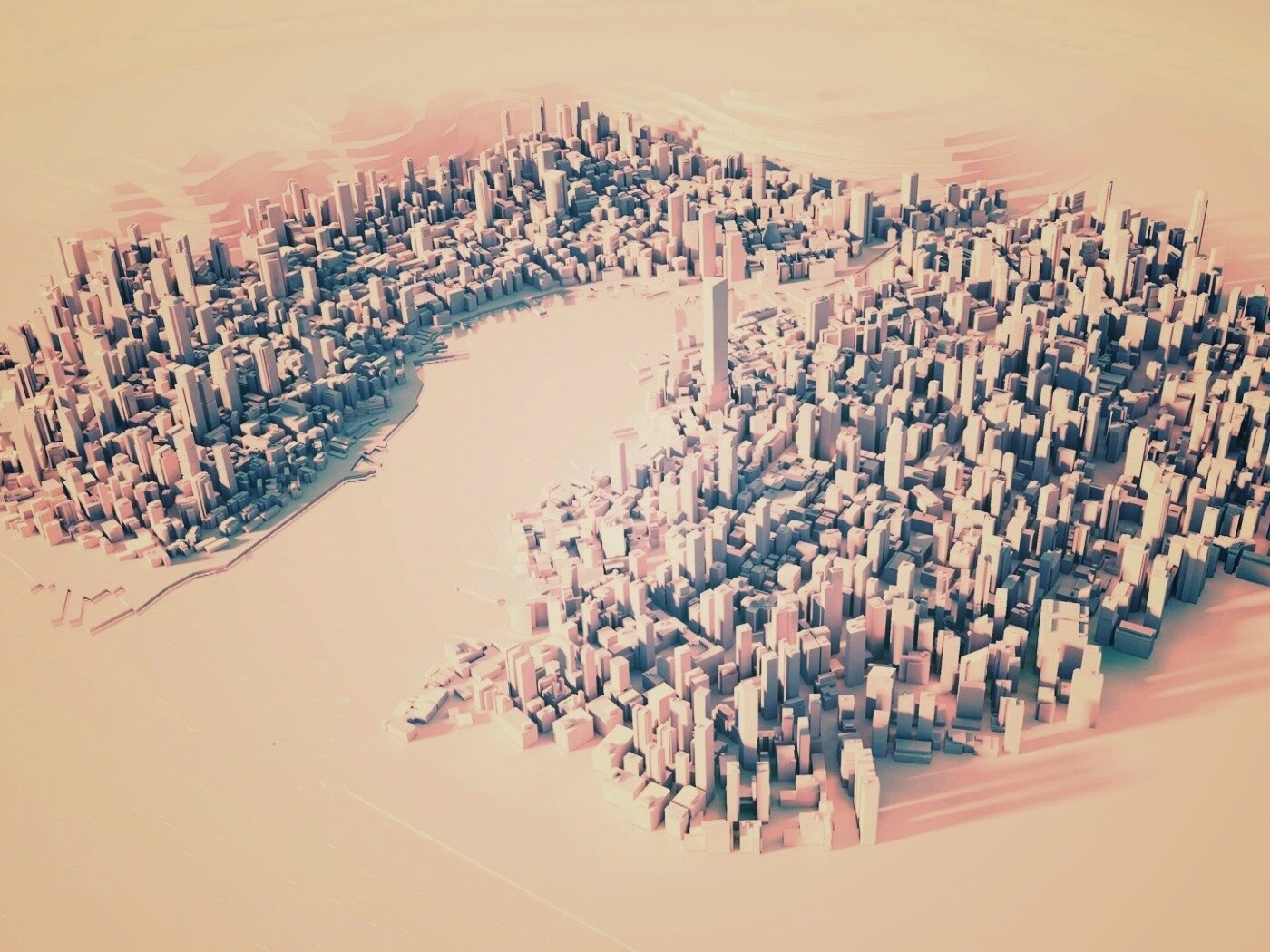 Город из Mirrors Edge обои