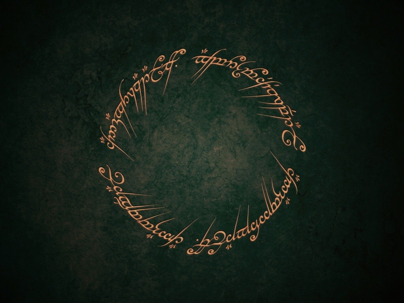 Кольцо всевластья - узор обои