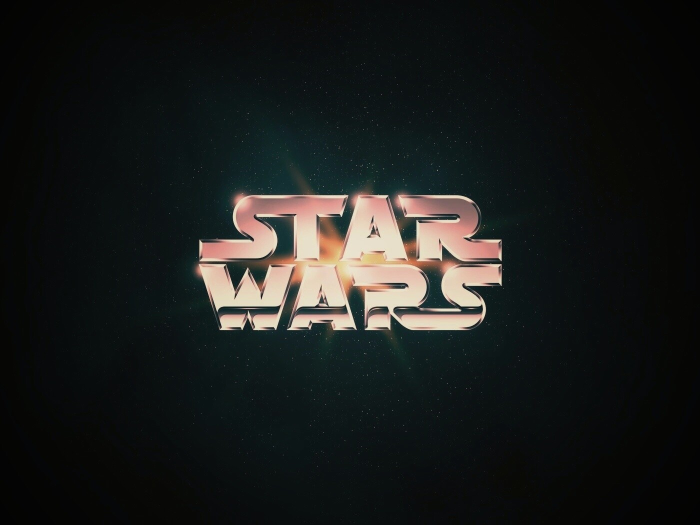 Серебряный логотип звездных войн обои