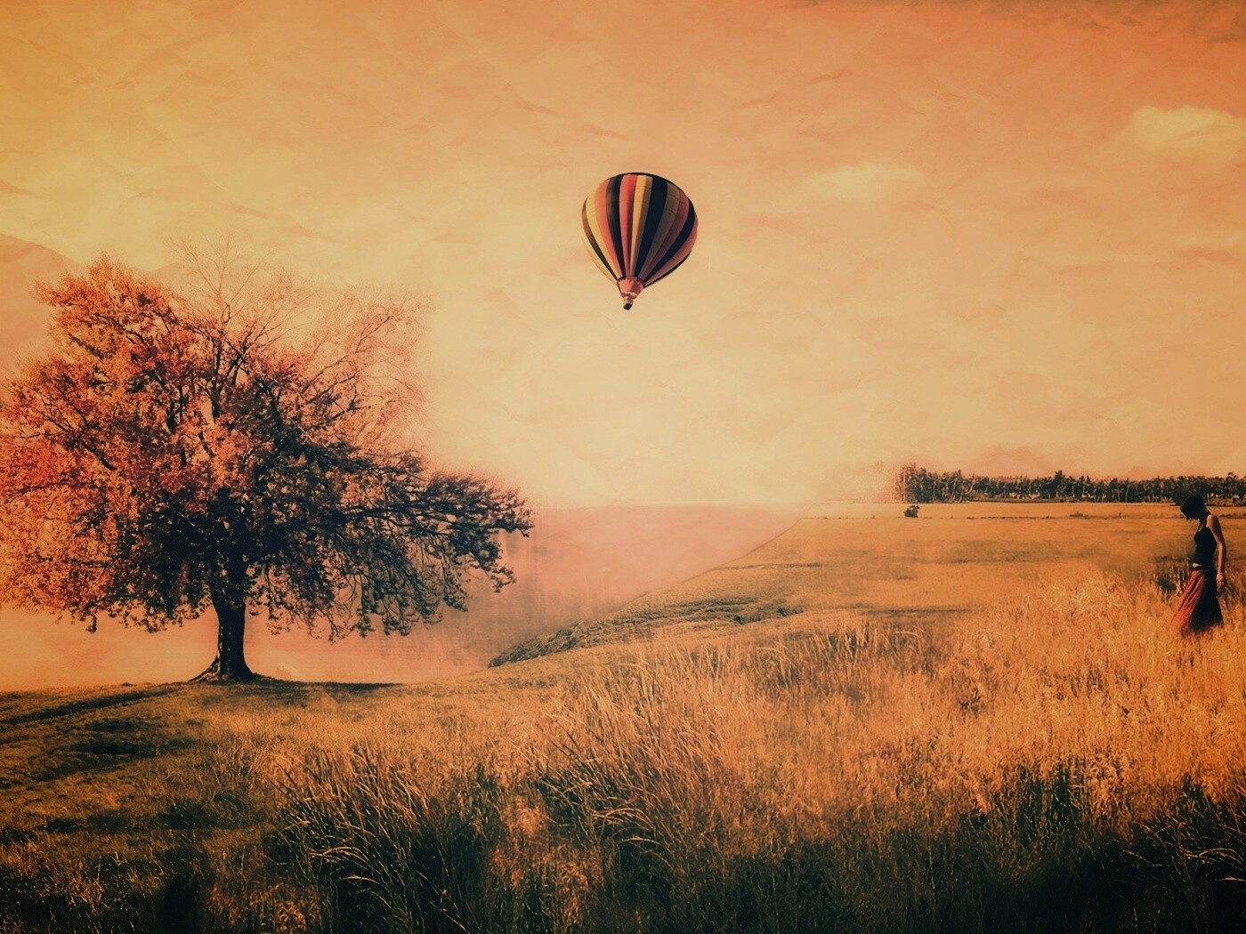 Умиротворенный коллаж обои