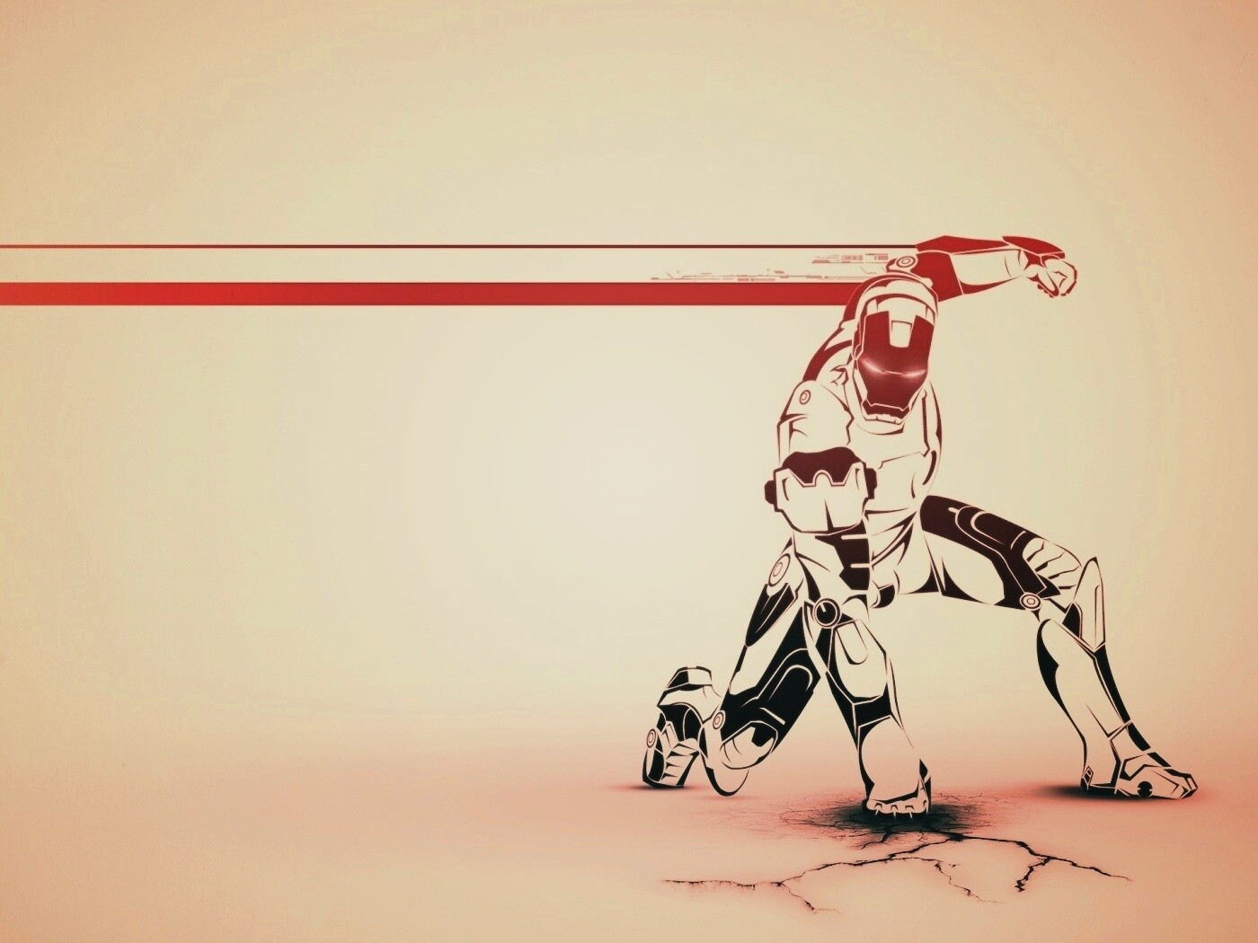 Векторный Железный Человек обои