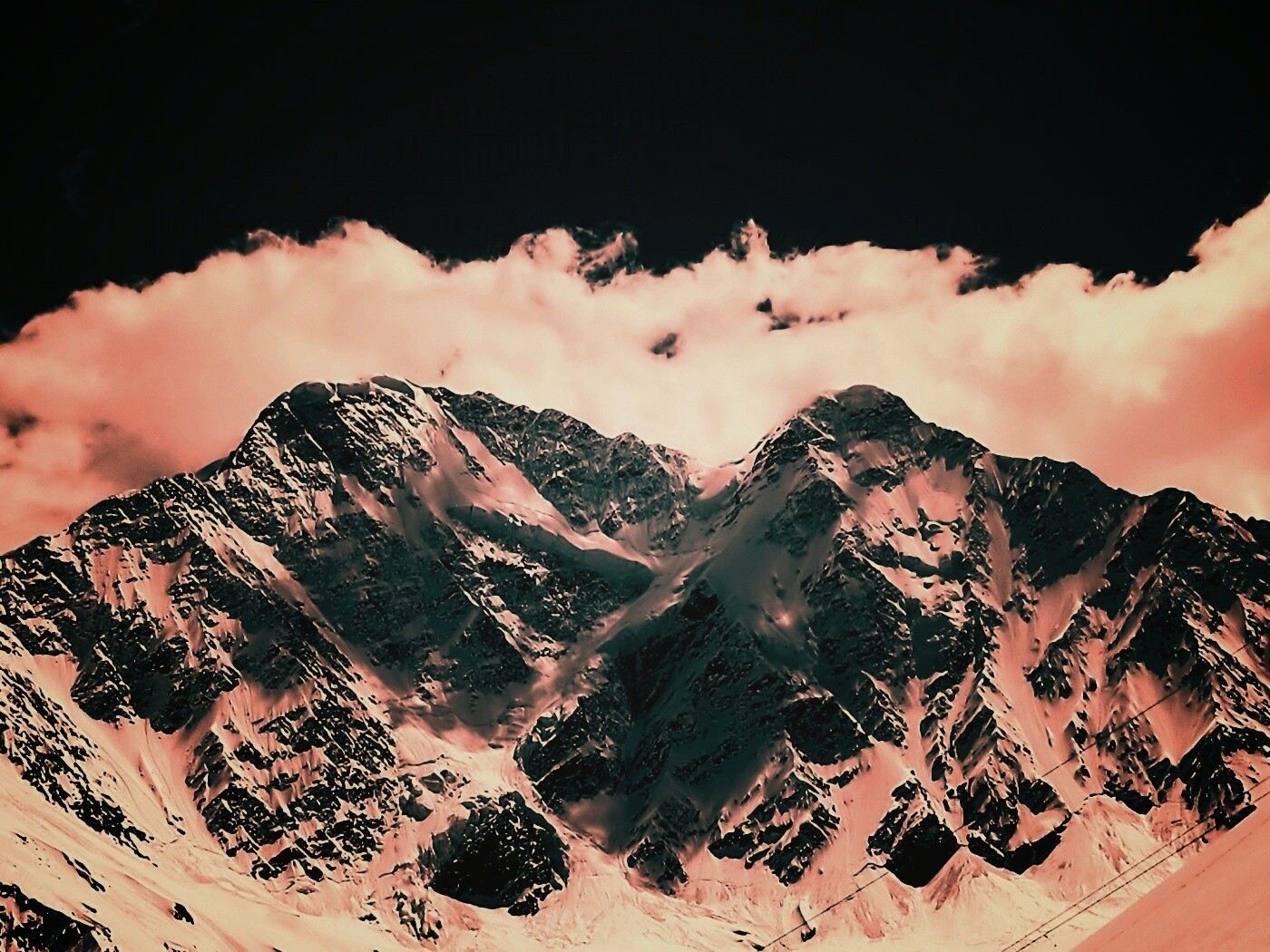 Снежные горы обои