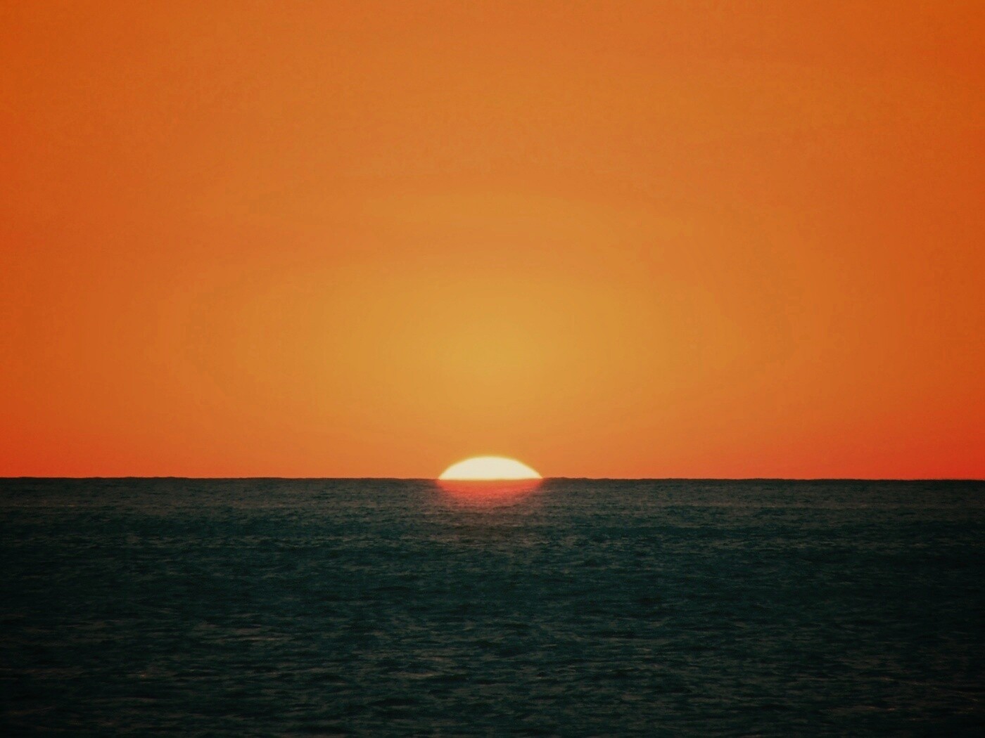 Идеальный закат обои