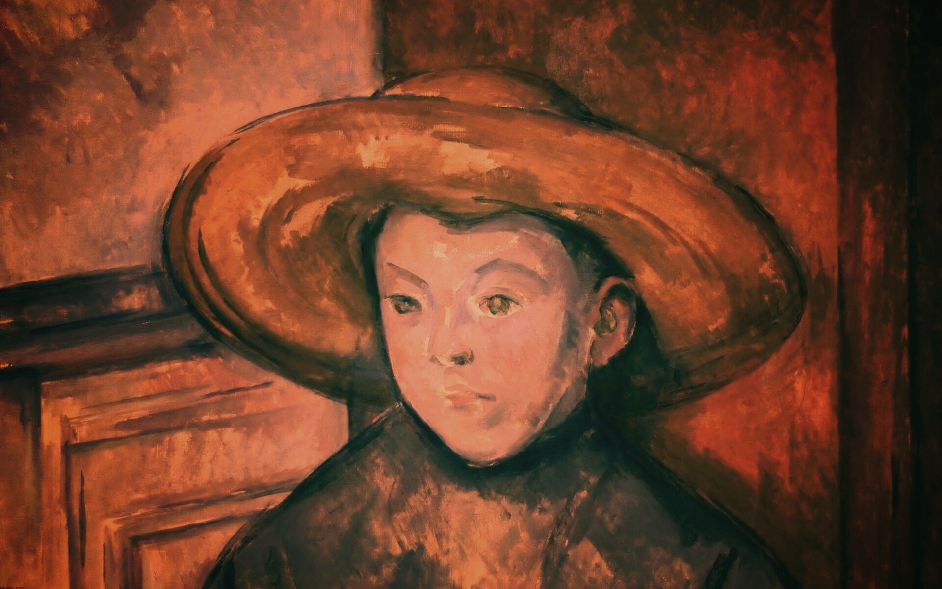 Мальчик в шляпе обои