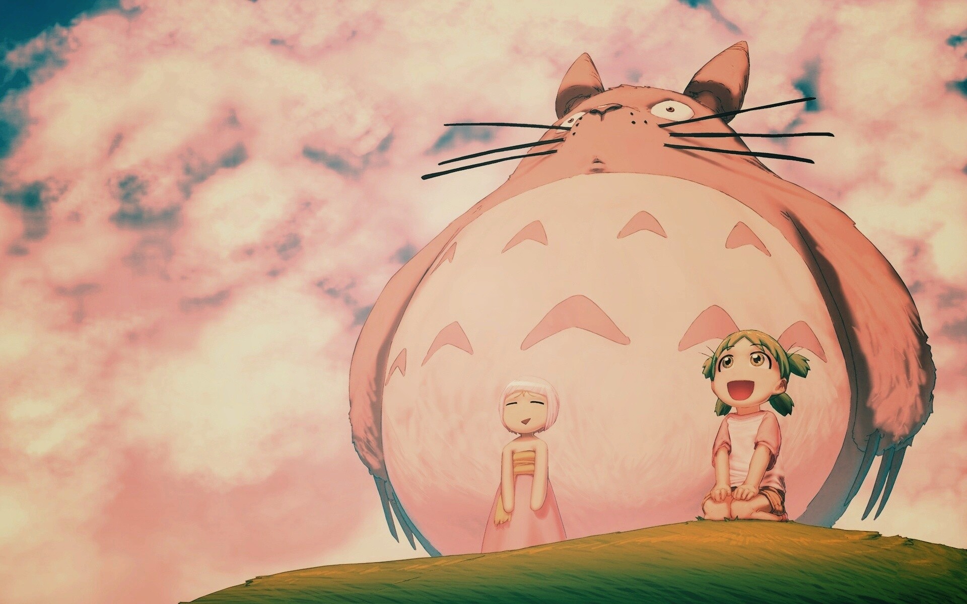 Дети с толстой мышью обои