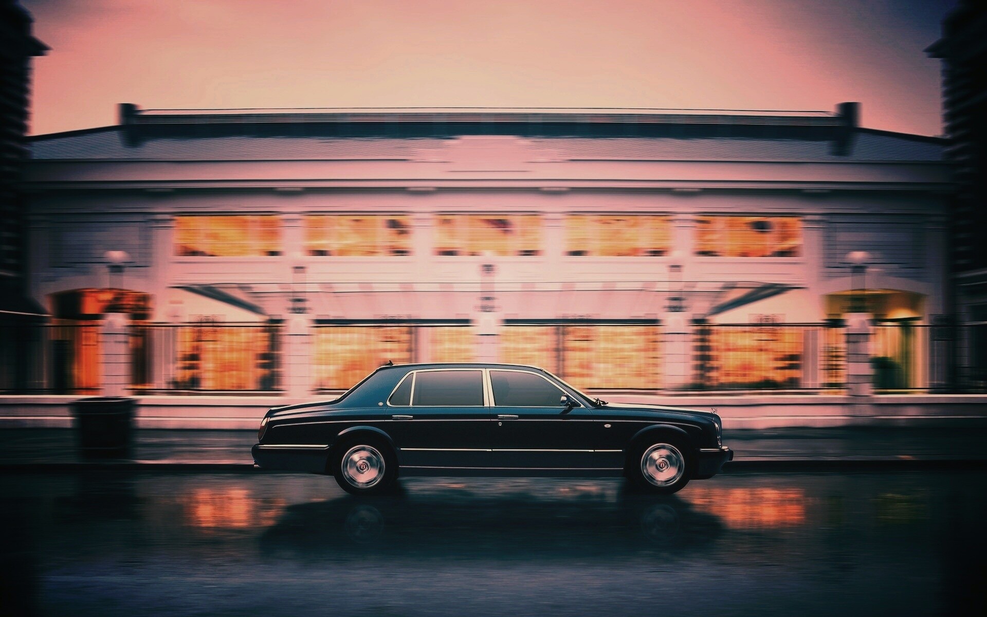 Бентли в городе обои