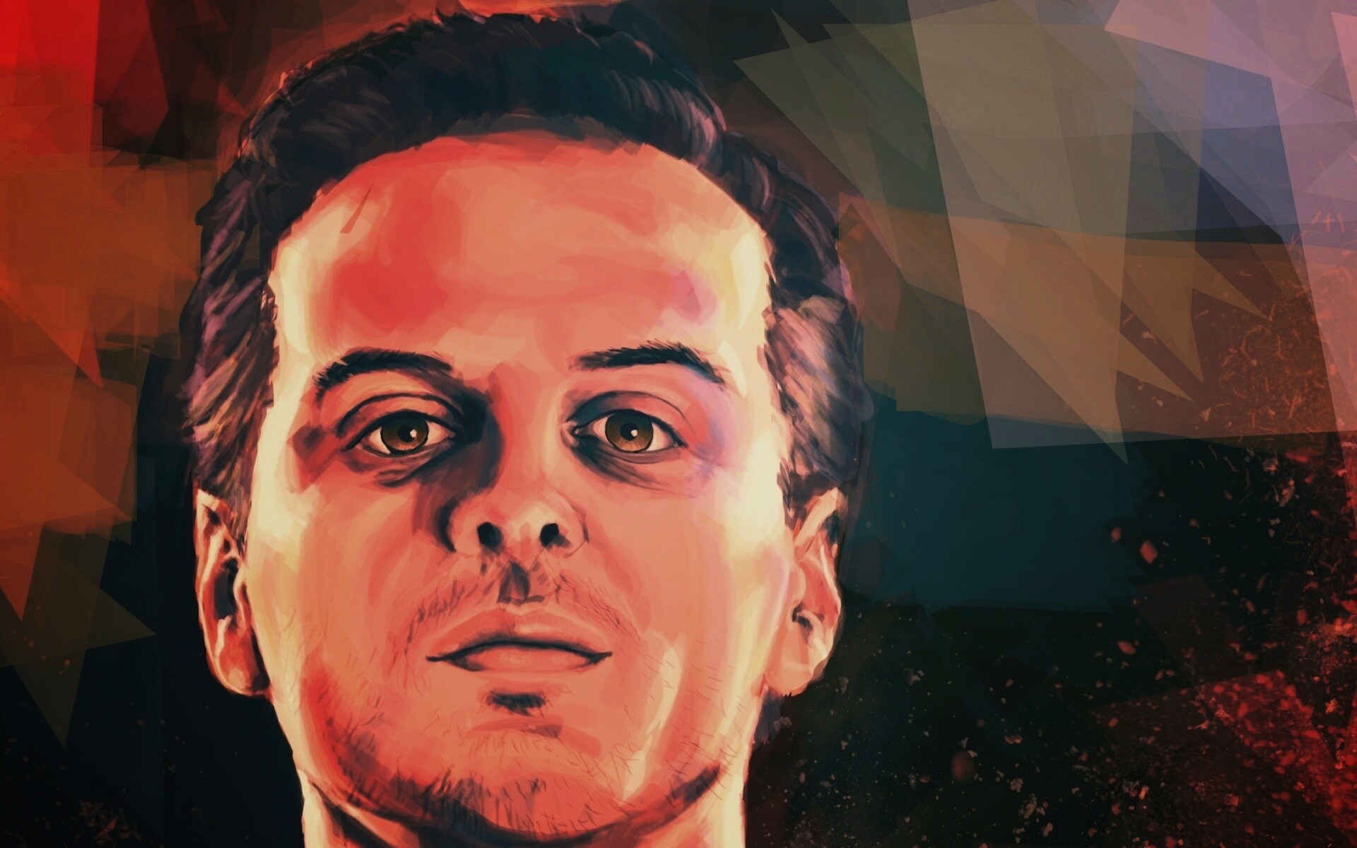 Портрет Джима Мориарти обои