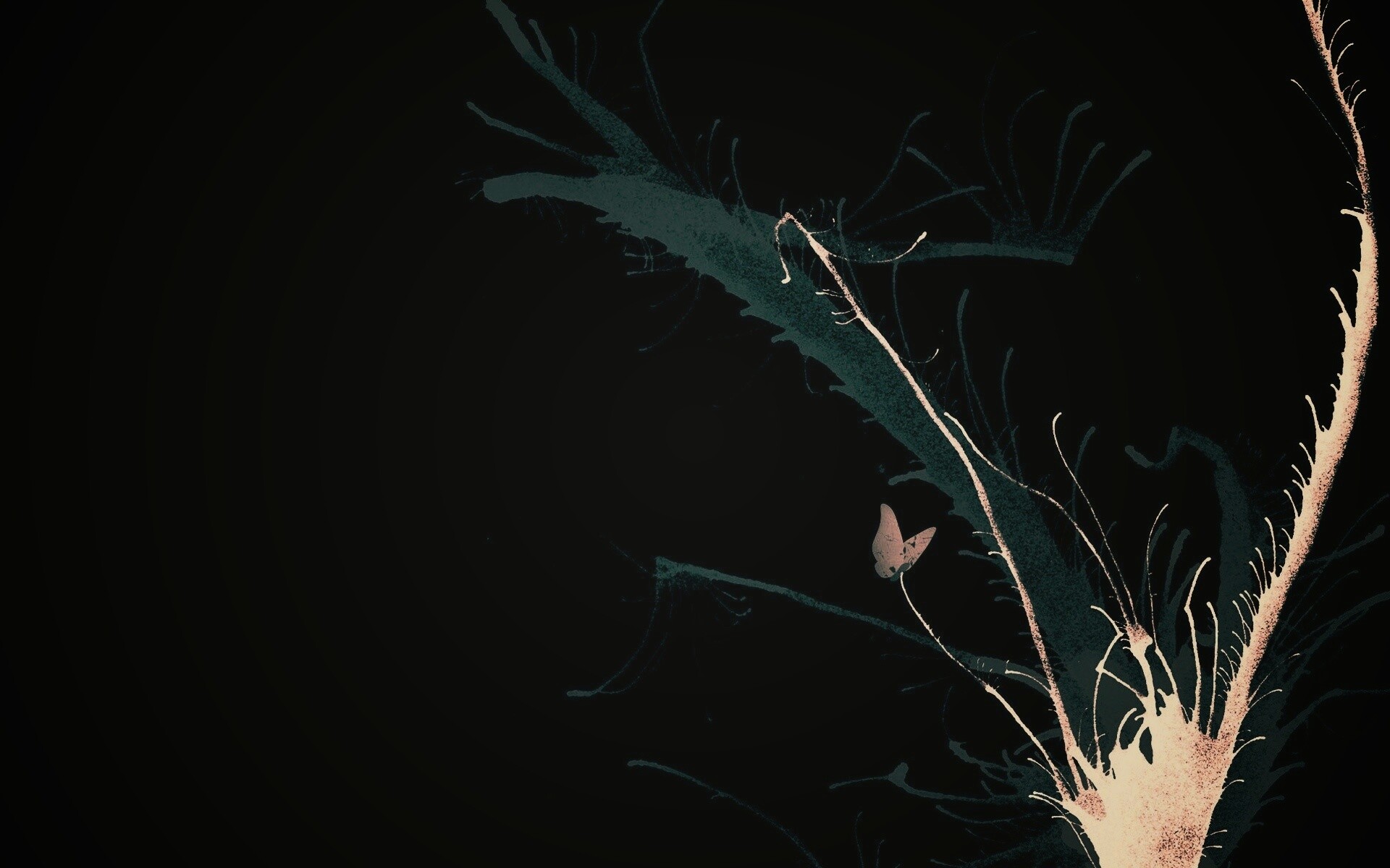 Абстракция из брызг обои