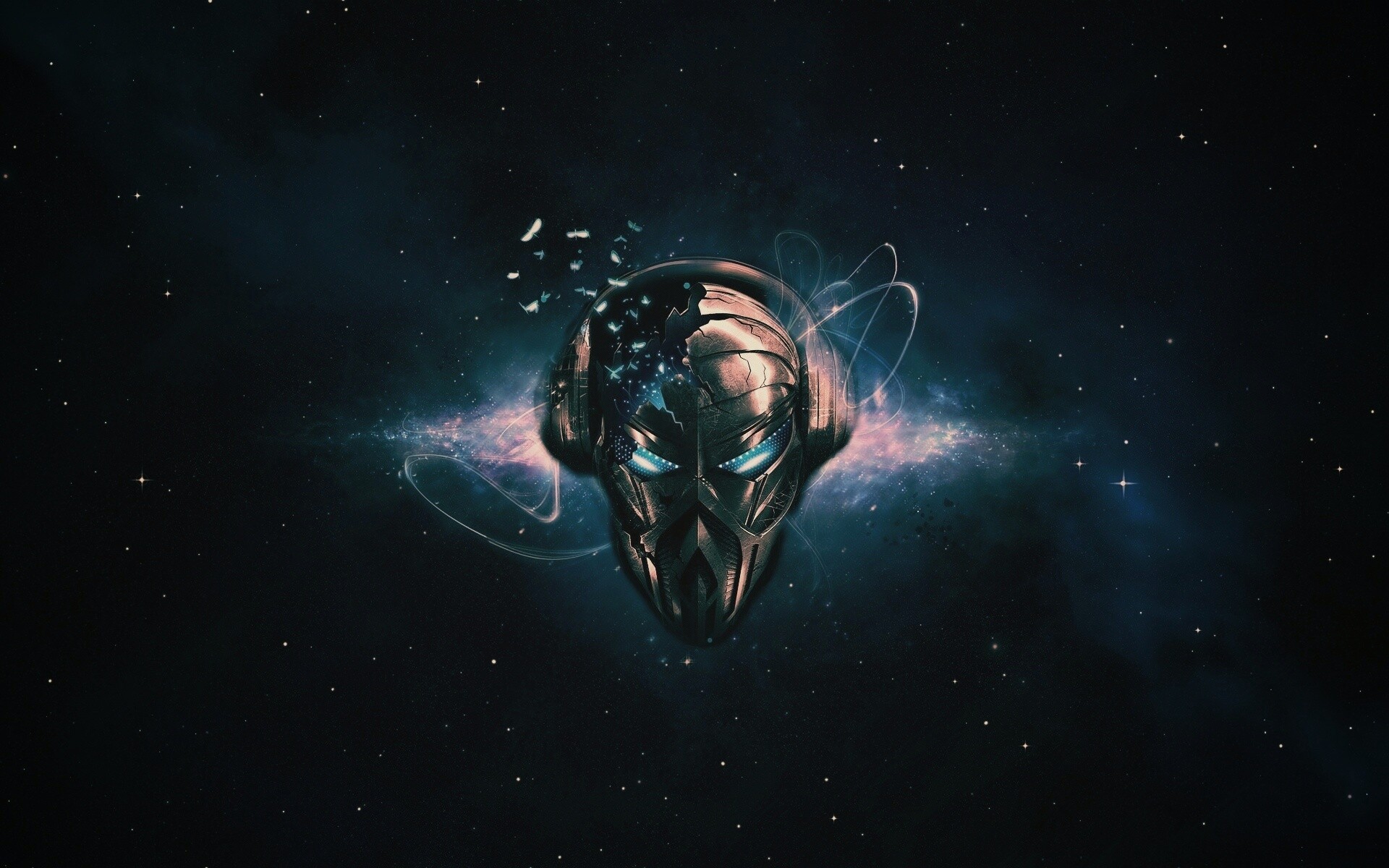 Космический логотип Пиратской Станции обои