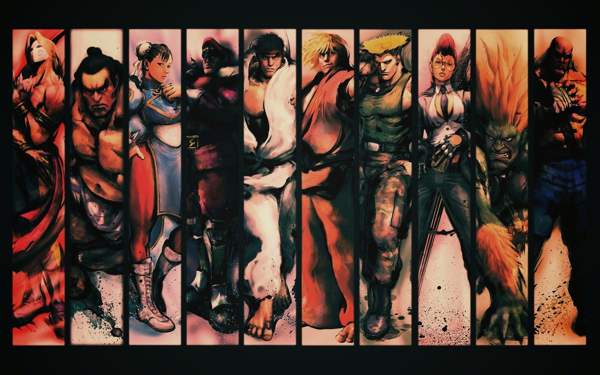 Герои игры Street FIghter обои