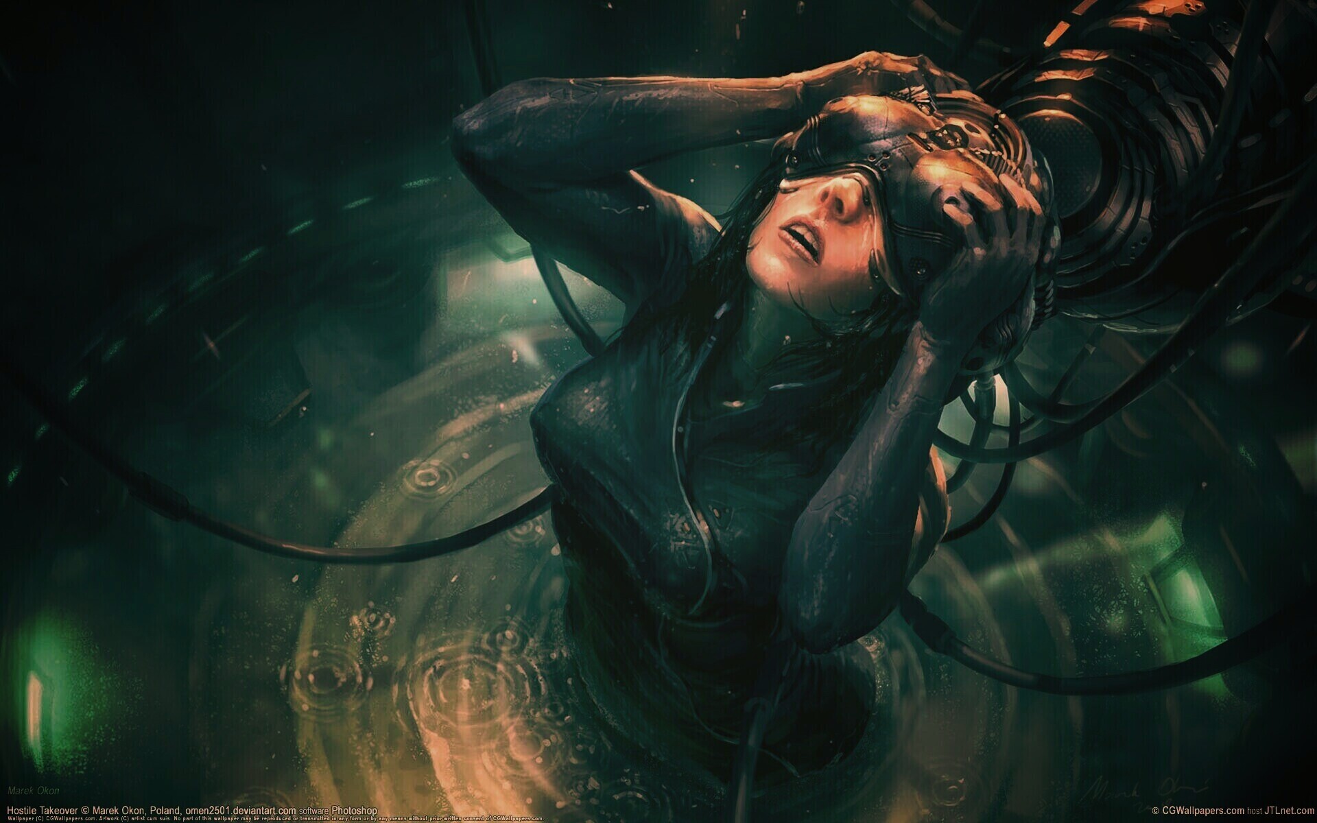 Подключенная к матрице обои