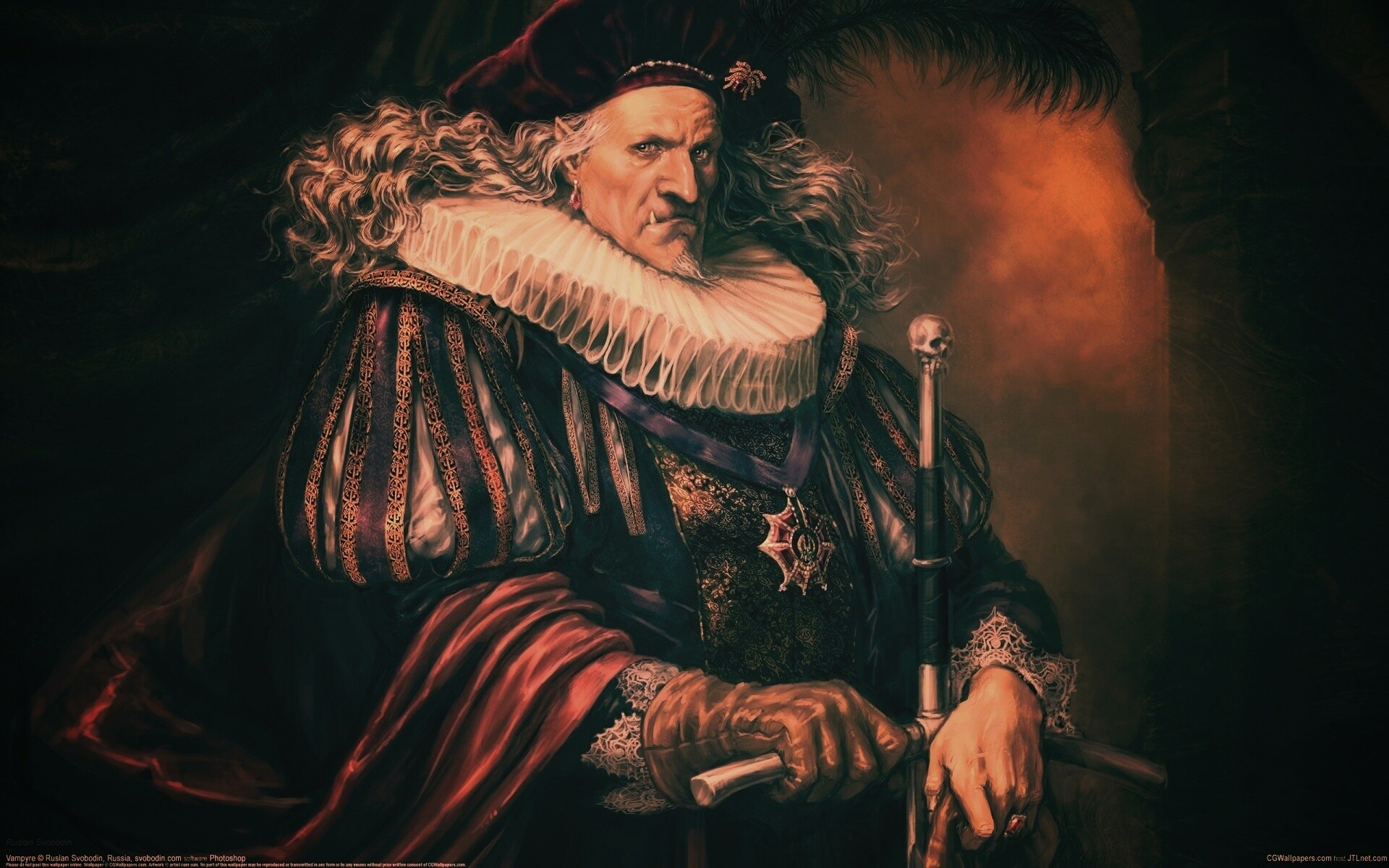 Портрет вампира обои