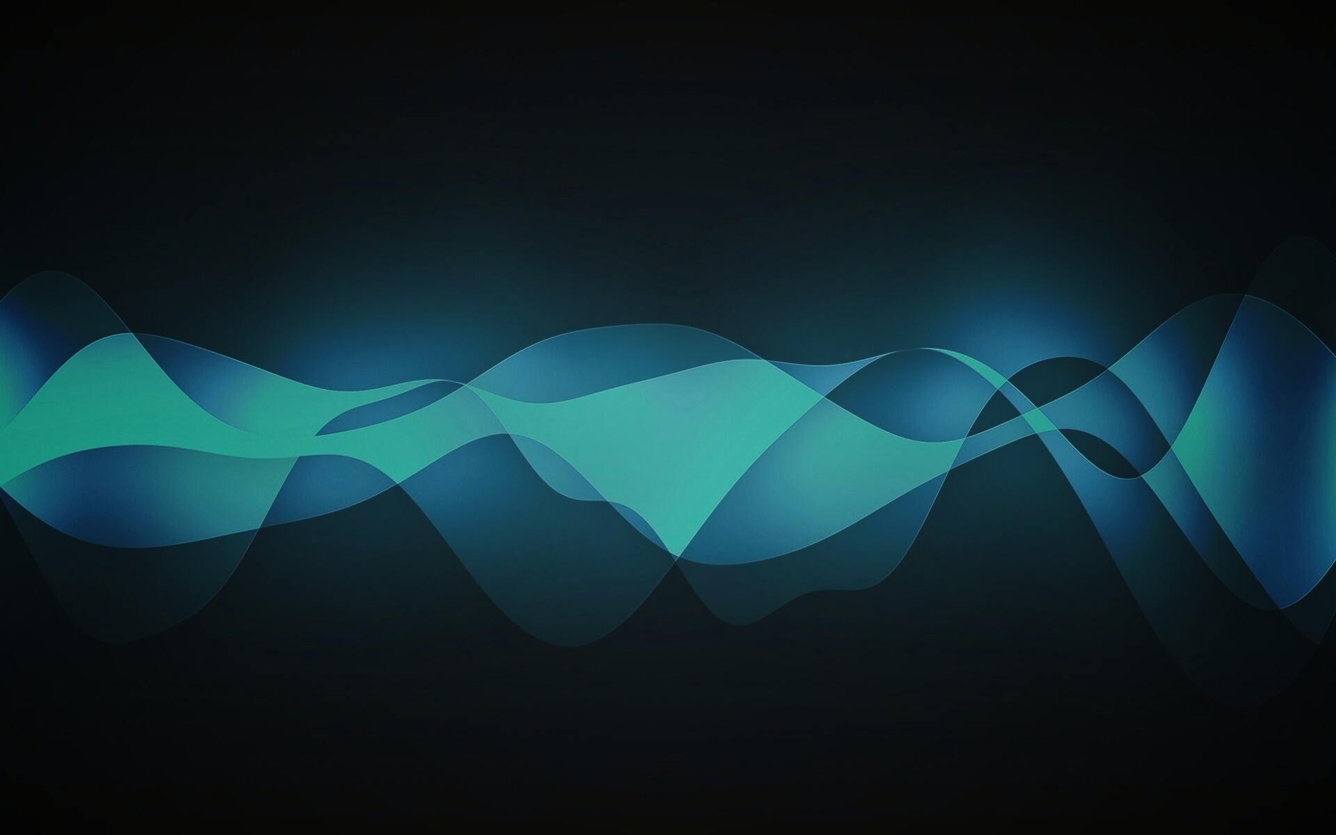 Синии волны обои