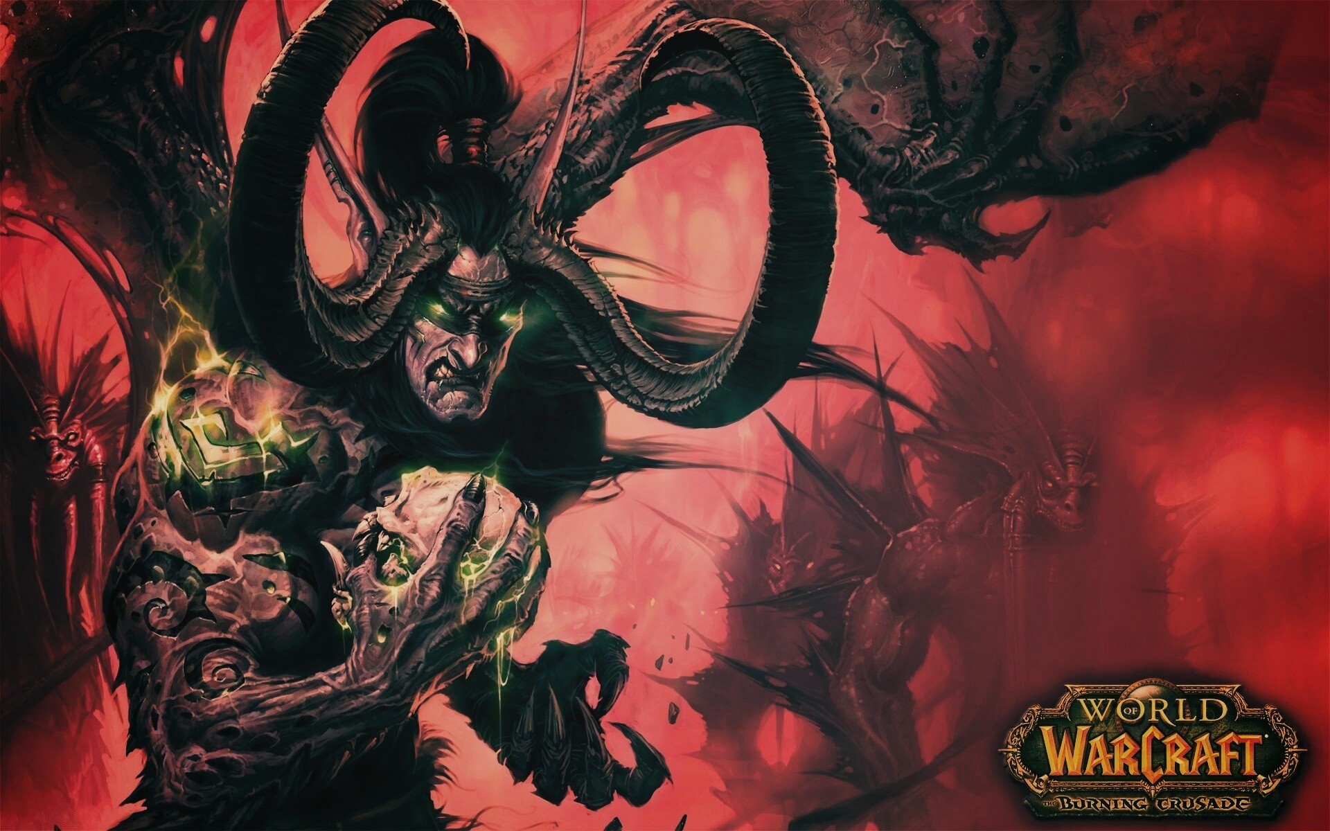 Иллидан из WoW BC обои