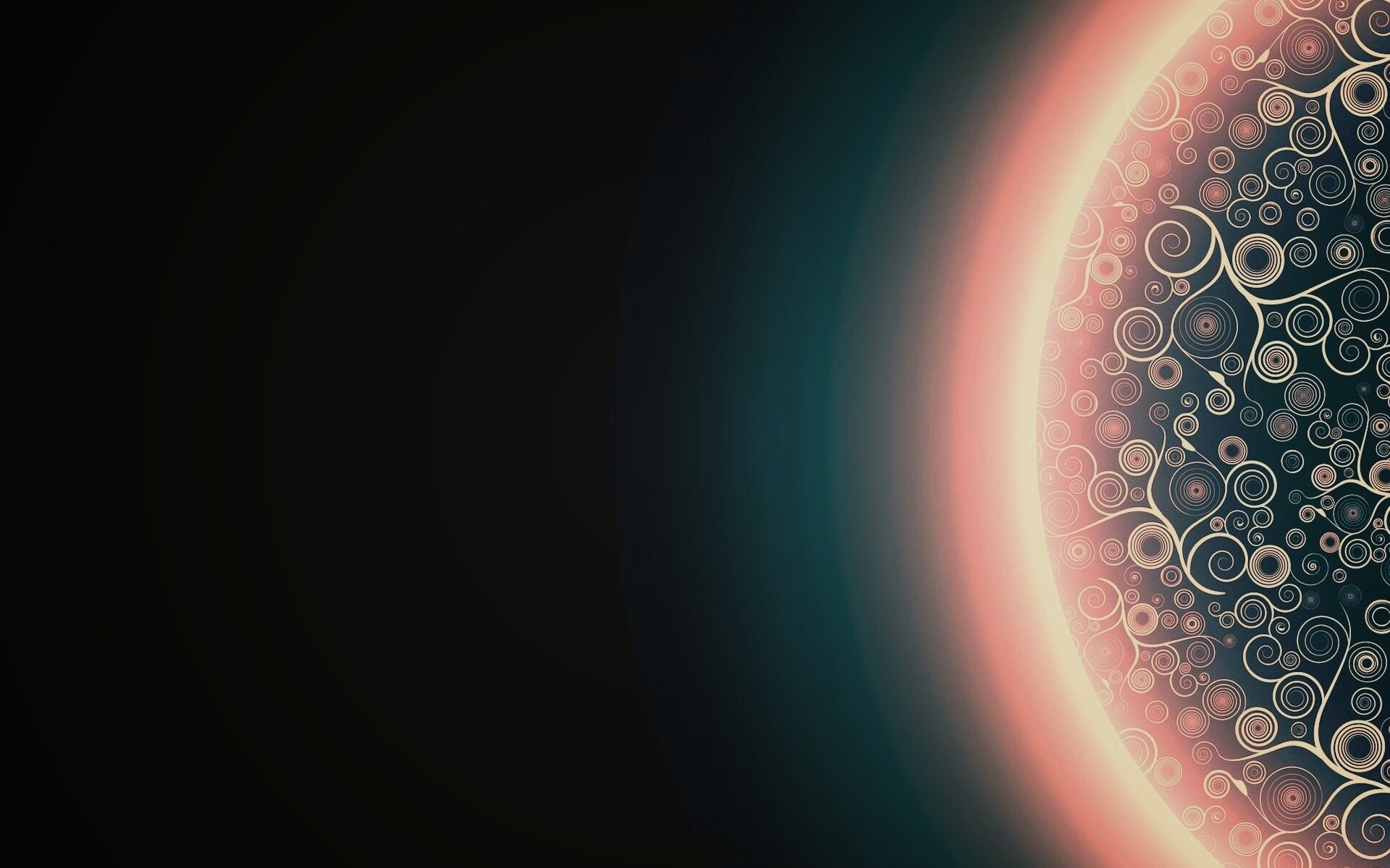 Планета из узоров обои