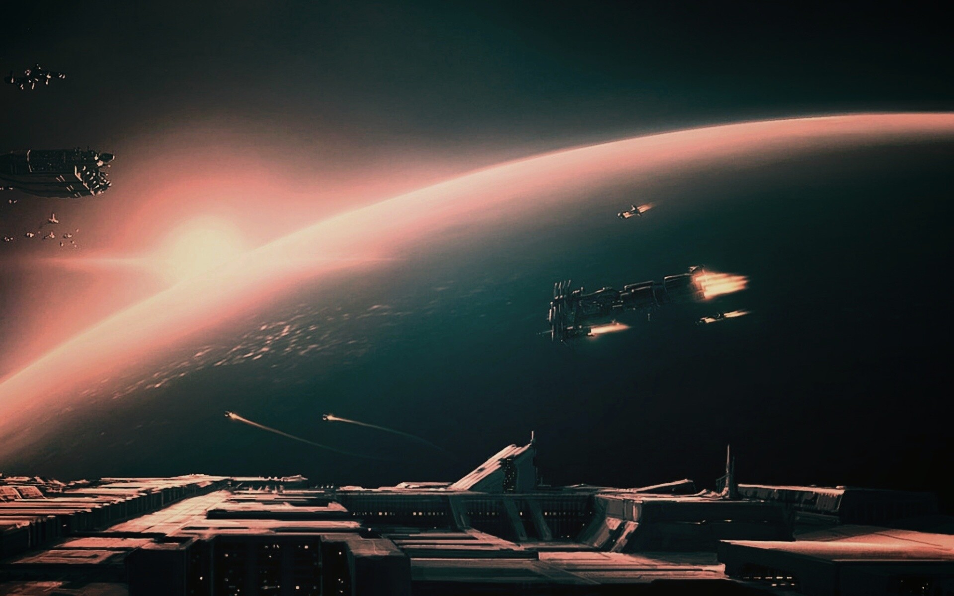 Космическая баталия обои