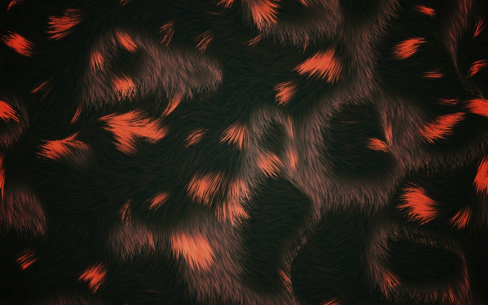 Льющийся волнами мех обои