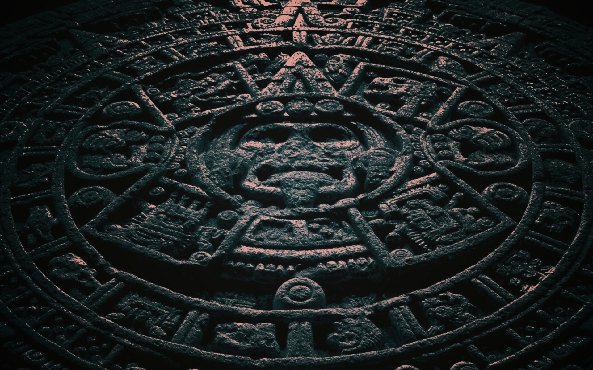 Индейские записи высеченные в камне обои