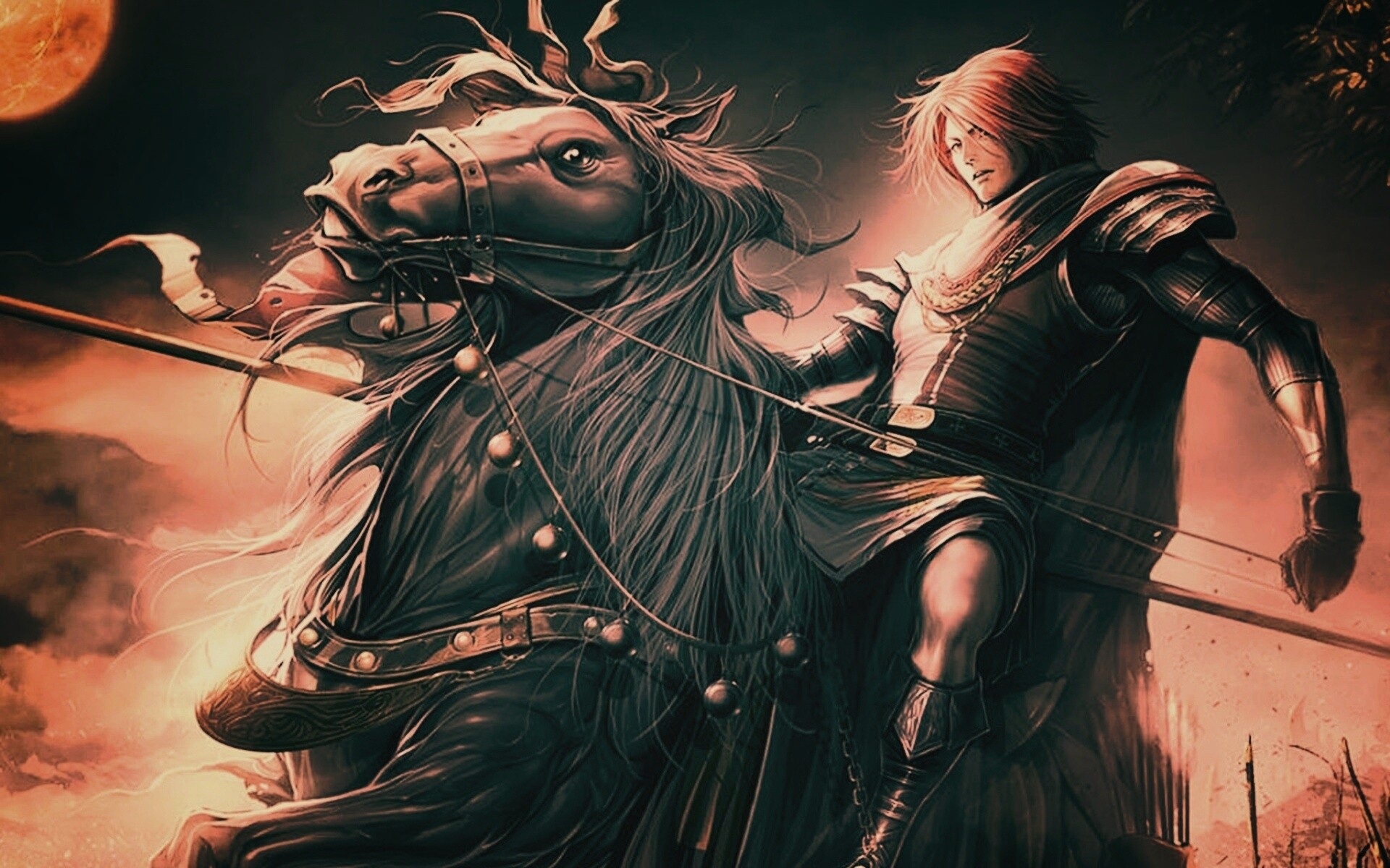 Рыцарь с копьем обои