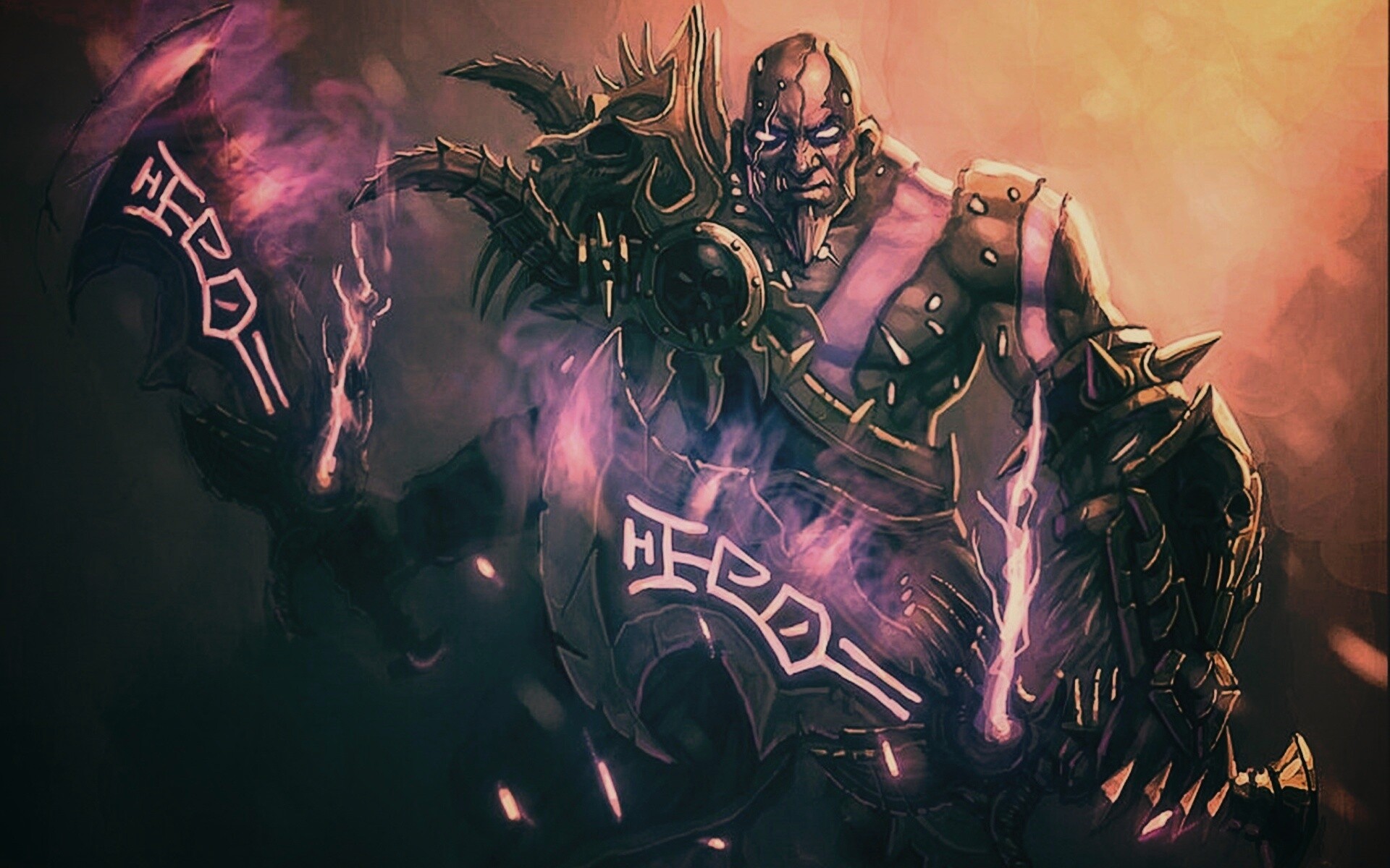 Андед с топорами обои