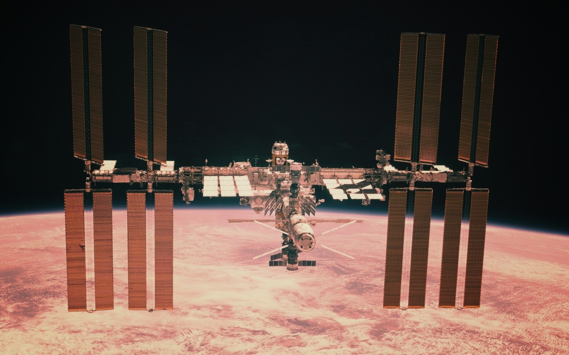 Международная космическая станция обои