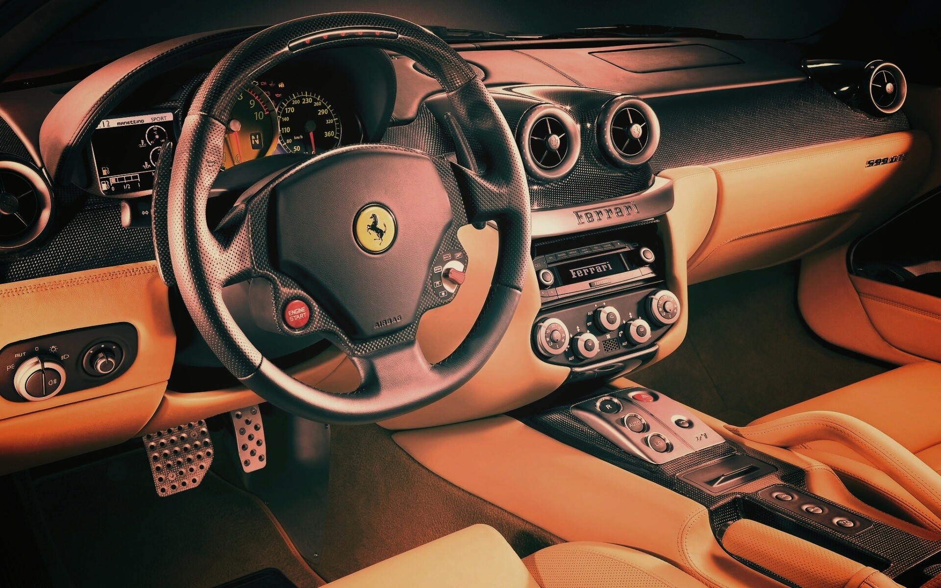 Салон феррари обои
