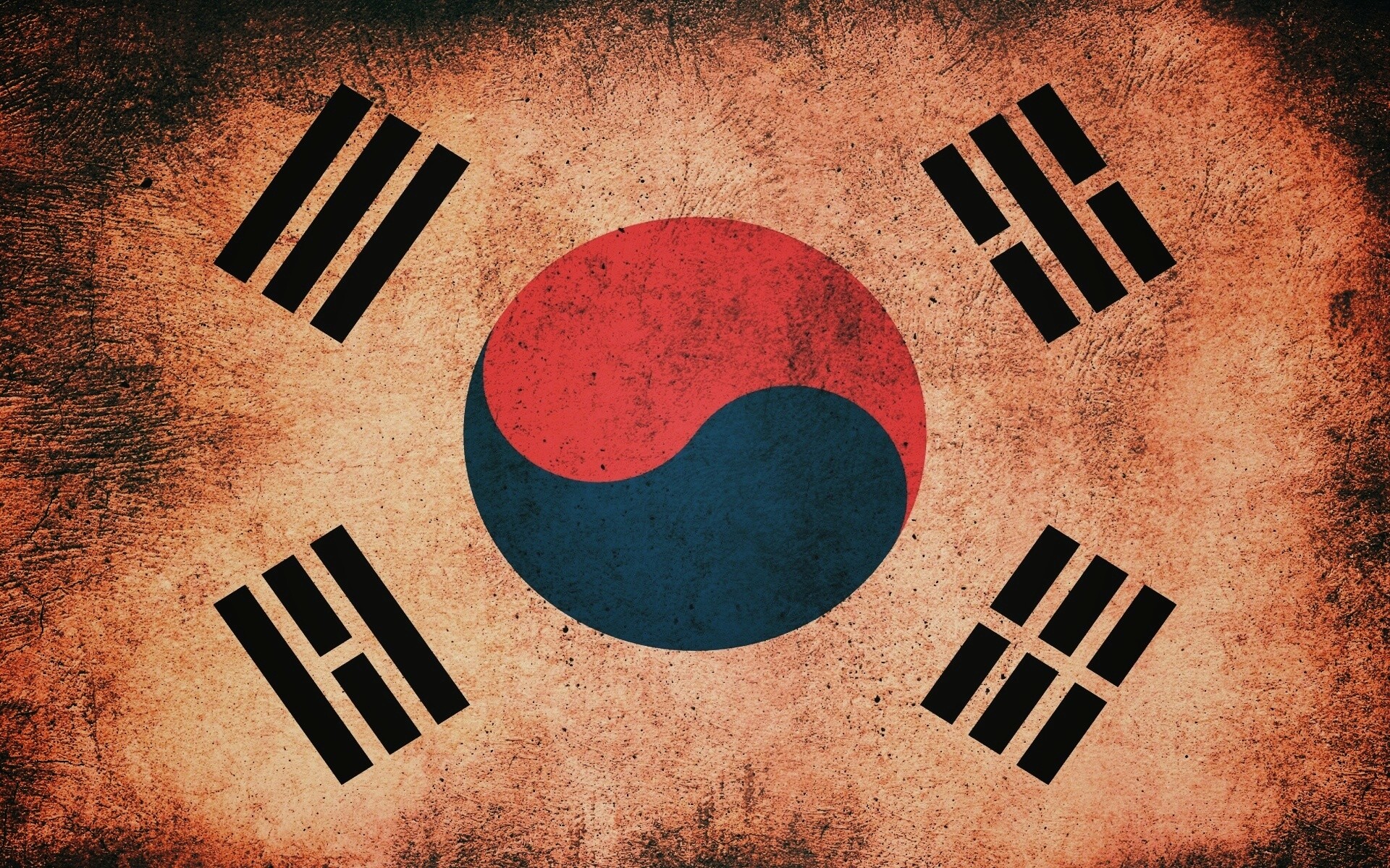 Флаг Кореи обои