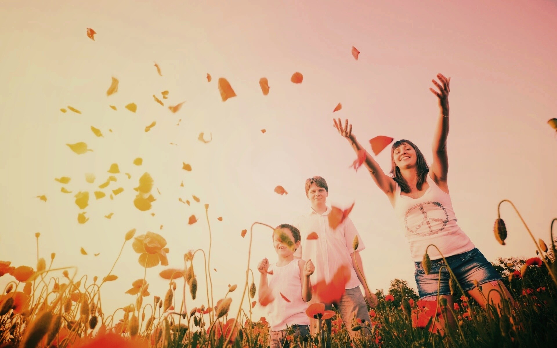 Счастье и радость обои