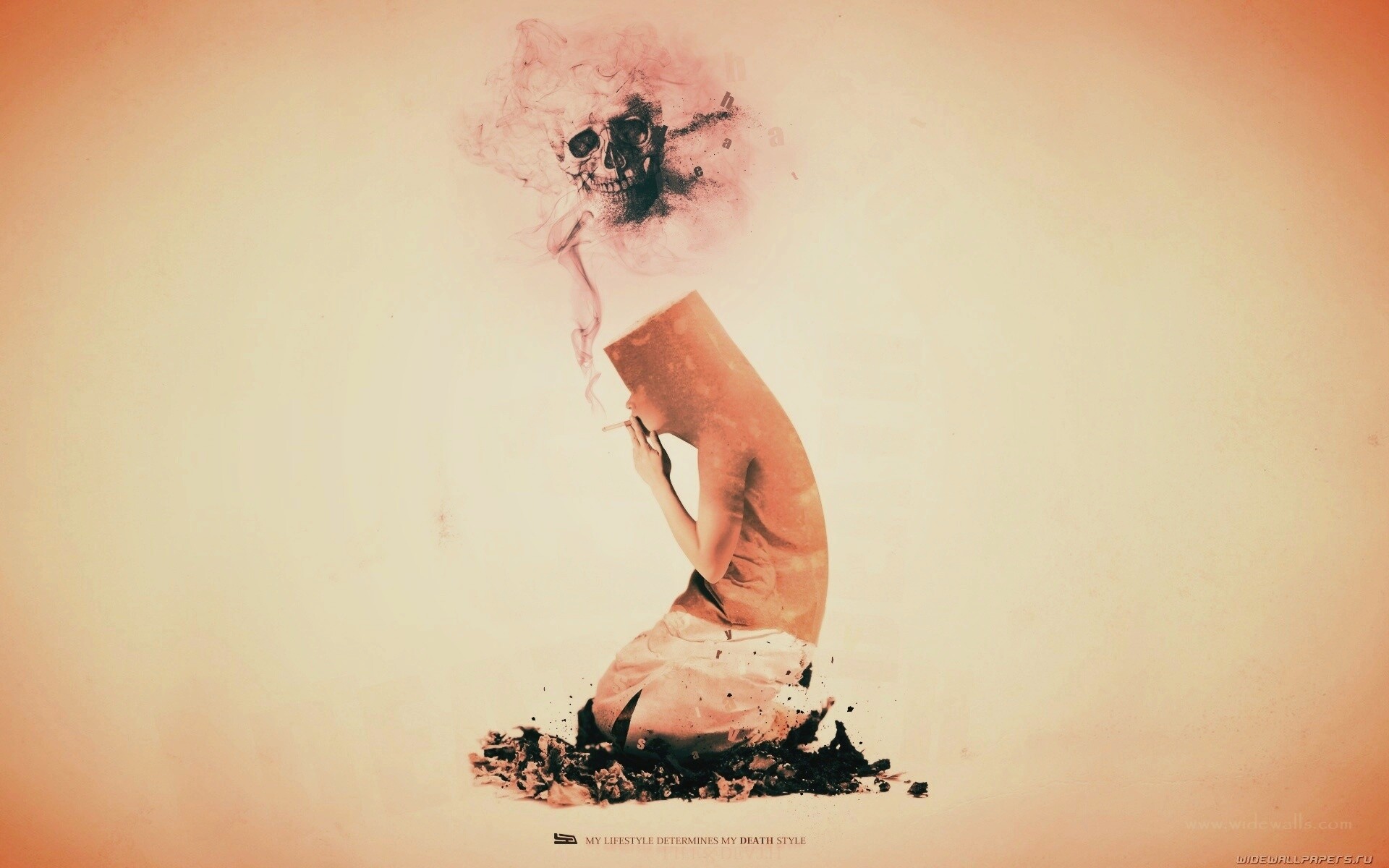 Твоя жизнь определяет твою смерть обои