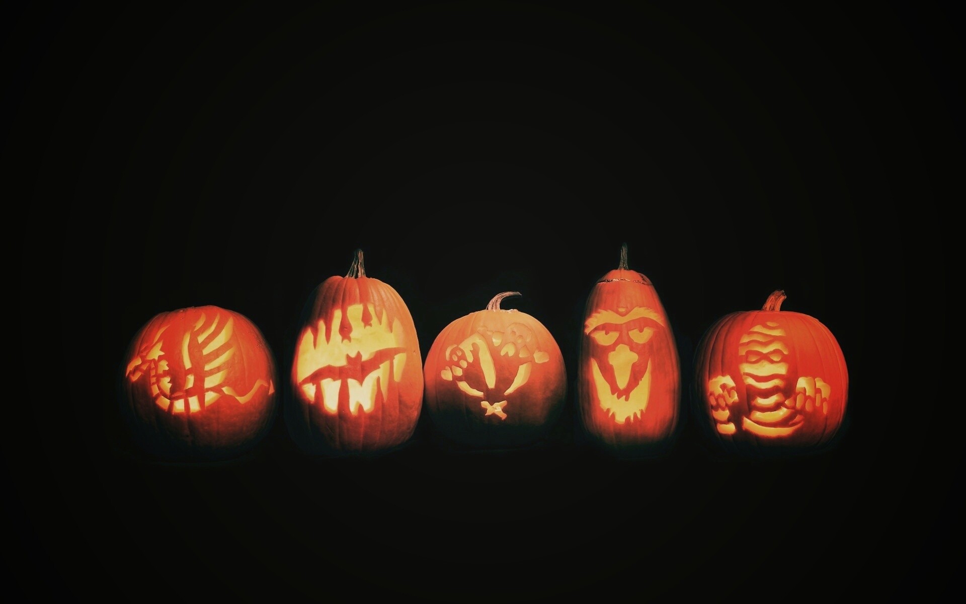 Тыквы на Хэллоуин обои