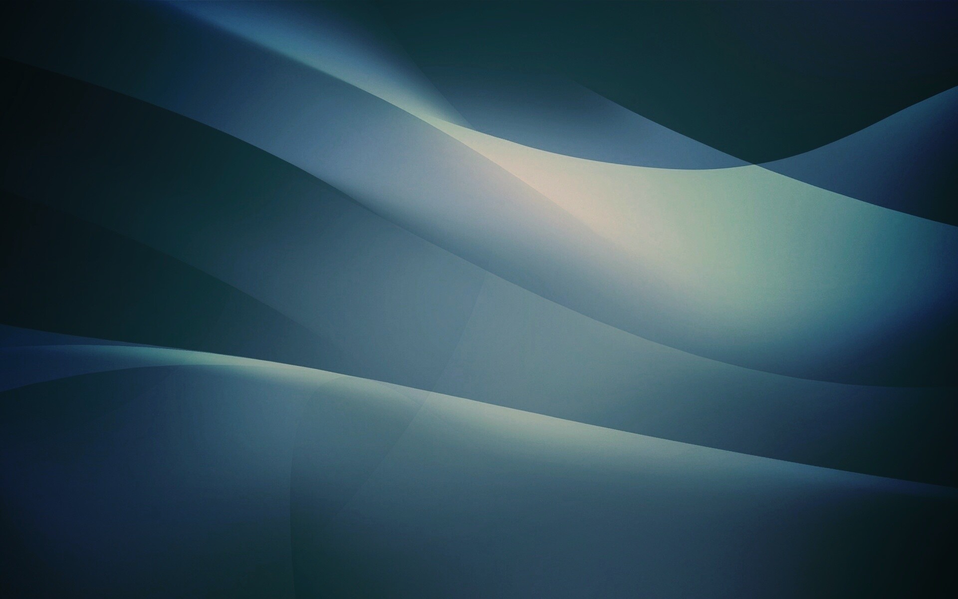 Абстрактные синие волны обои