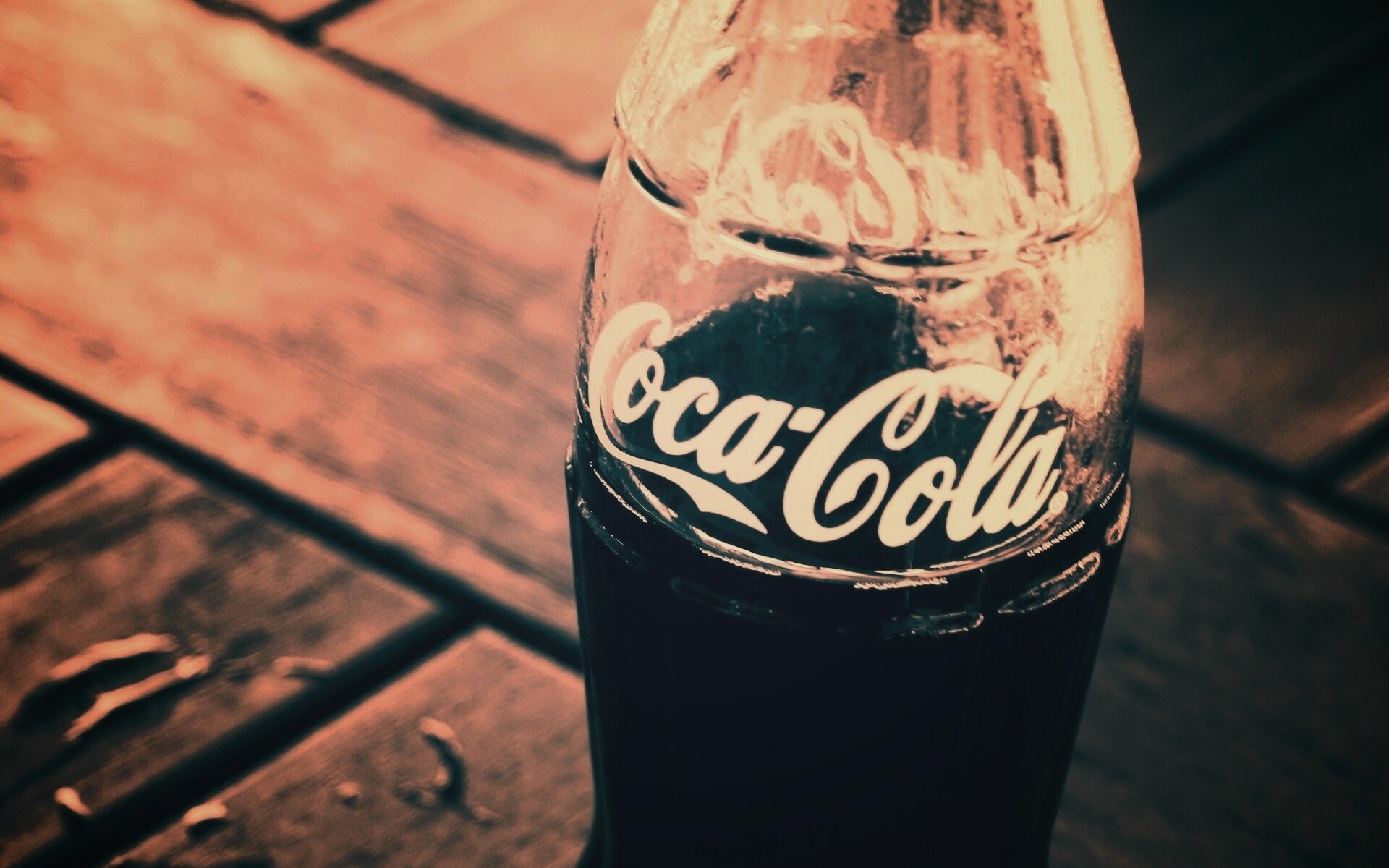 Бутылка Coca-Cola обои