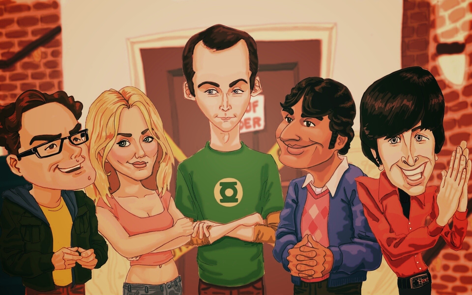 Теория большого взрыва (рисунок) обои