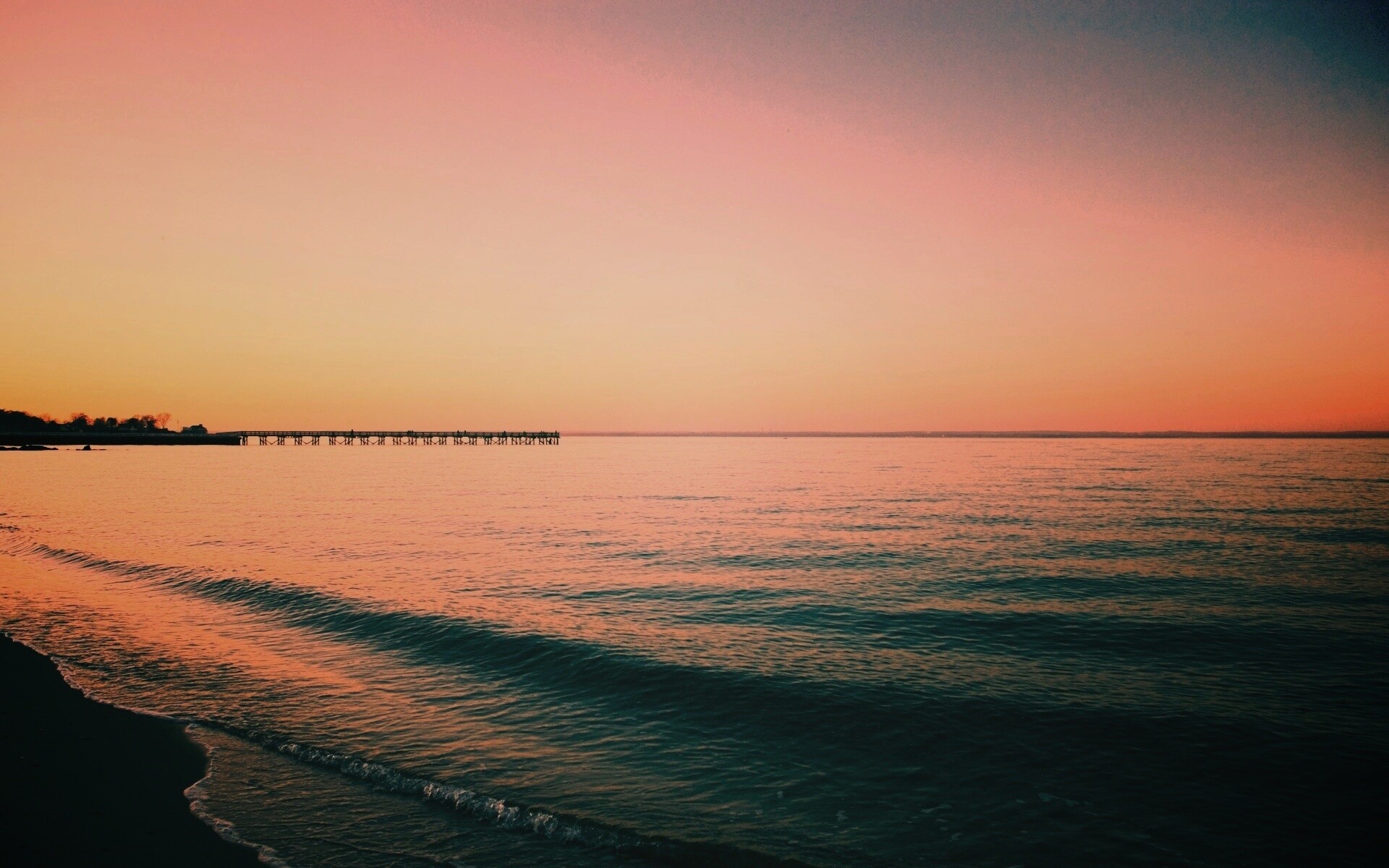 Причал обои