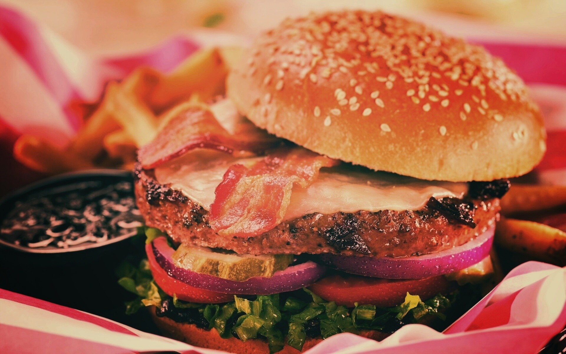 Вкусный сэндвич обои