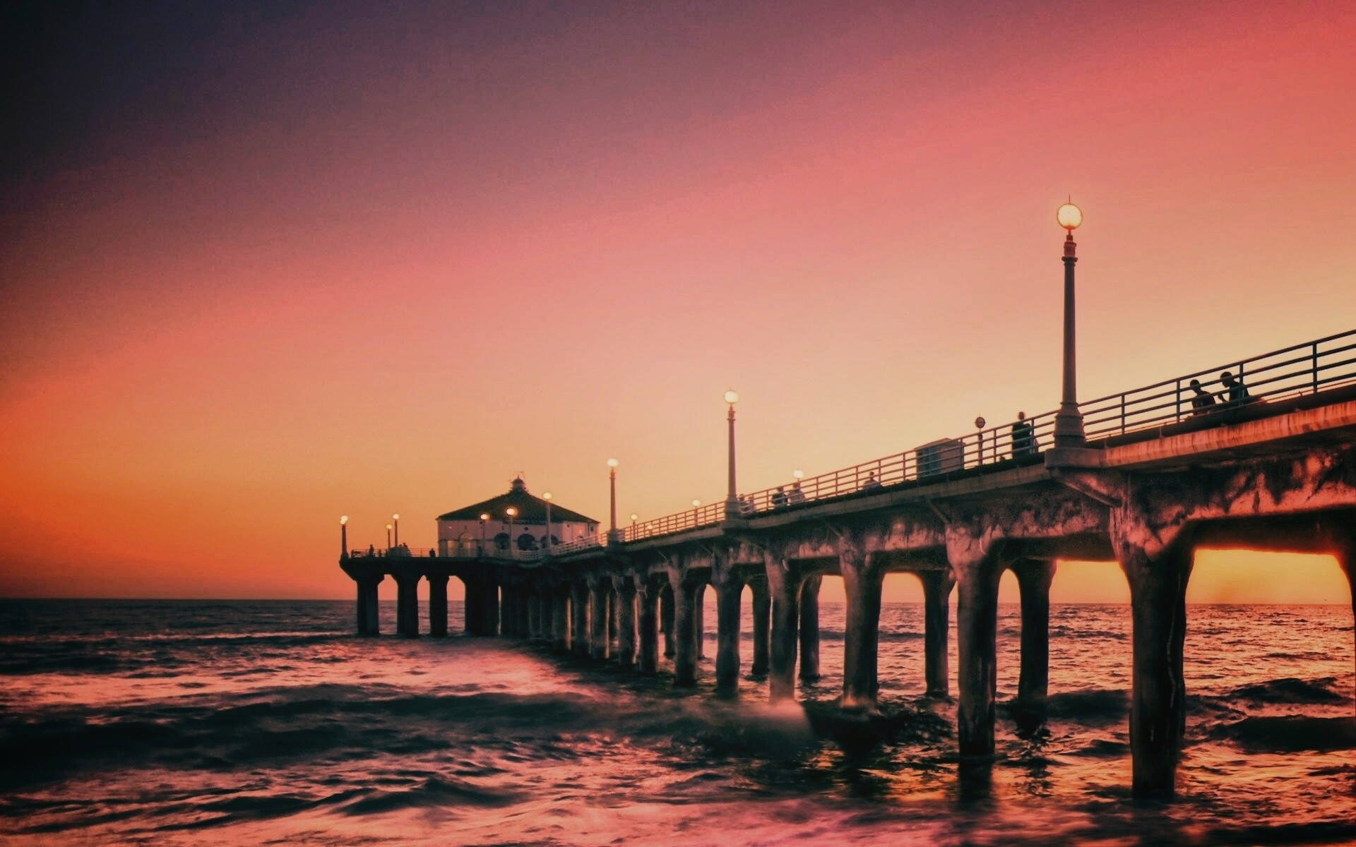 Пирс в Калифорнии обои