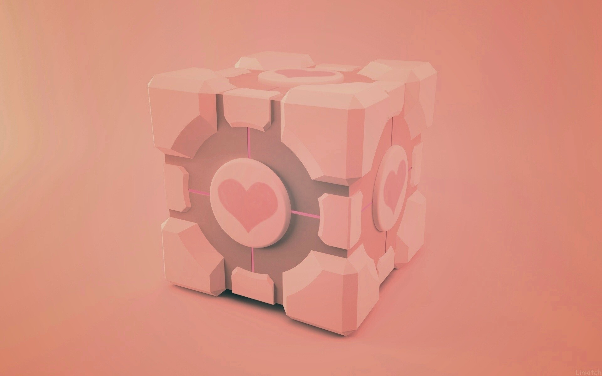 Взвешенный куб-компаньон обои