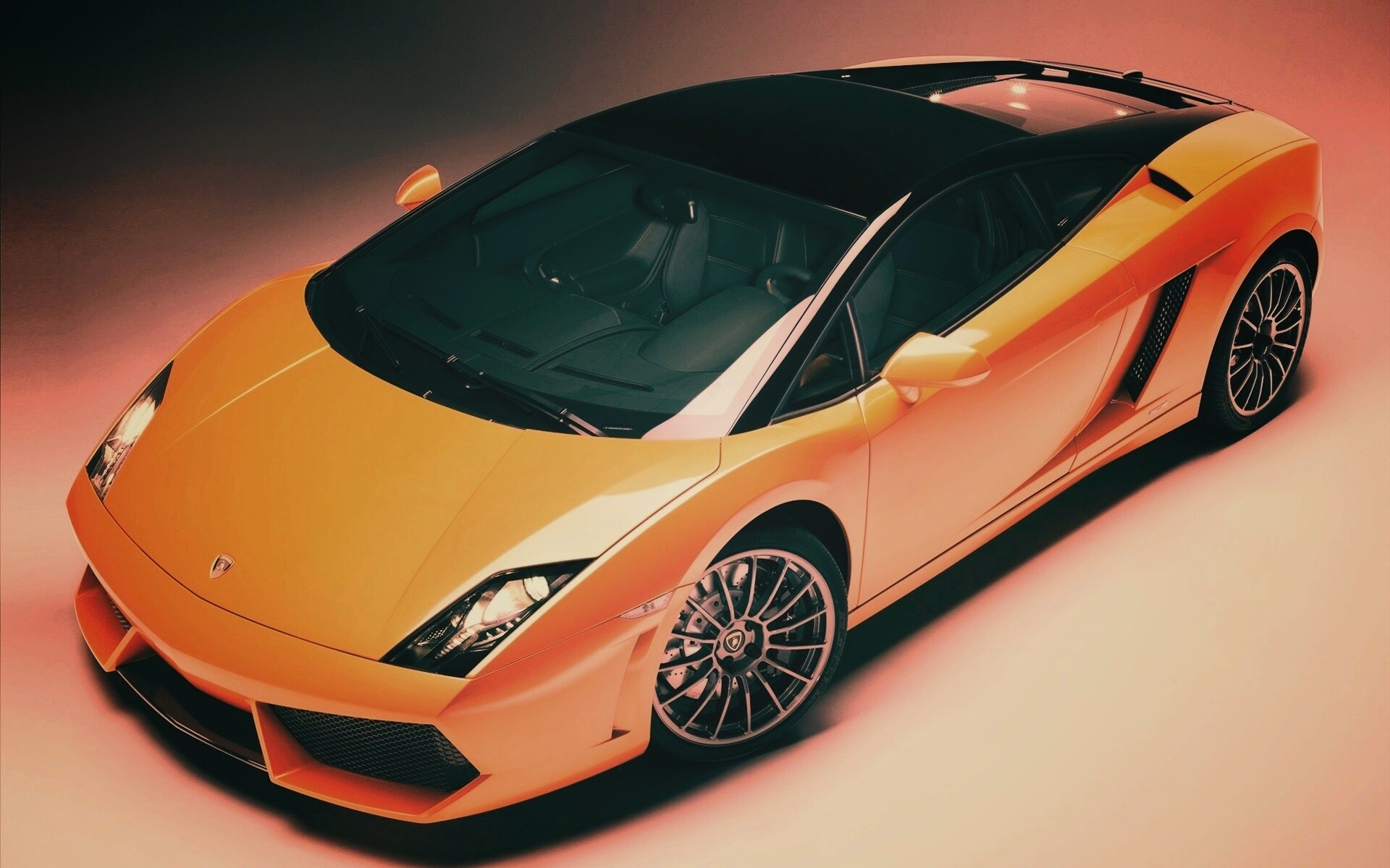 Жёлтый Lamborghini Gallardo обои