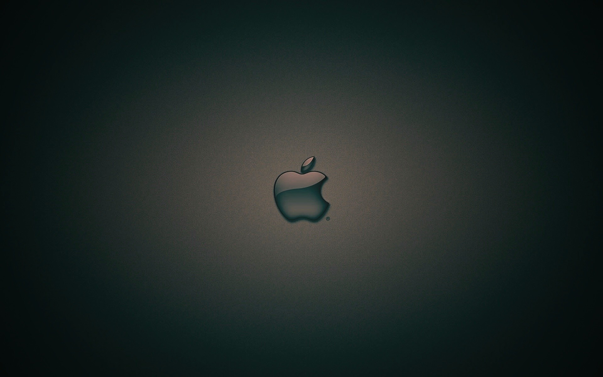 Логотип apple в стекле обои