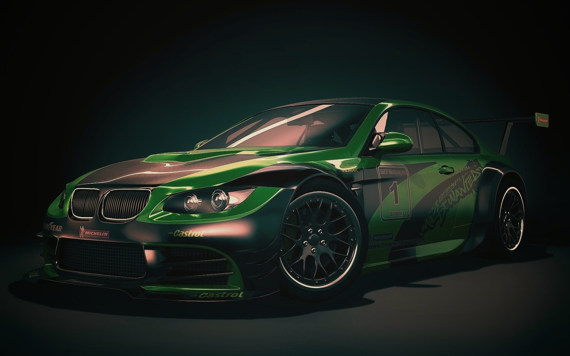 Гоночный BMW M3 обои