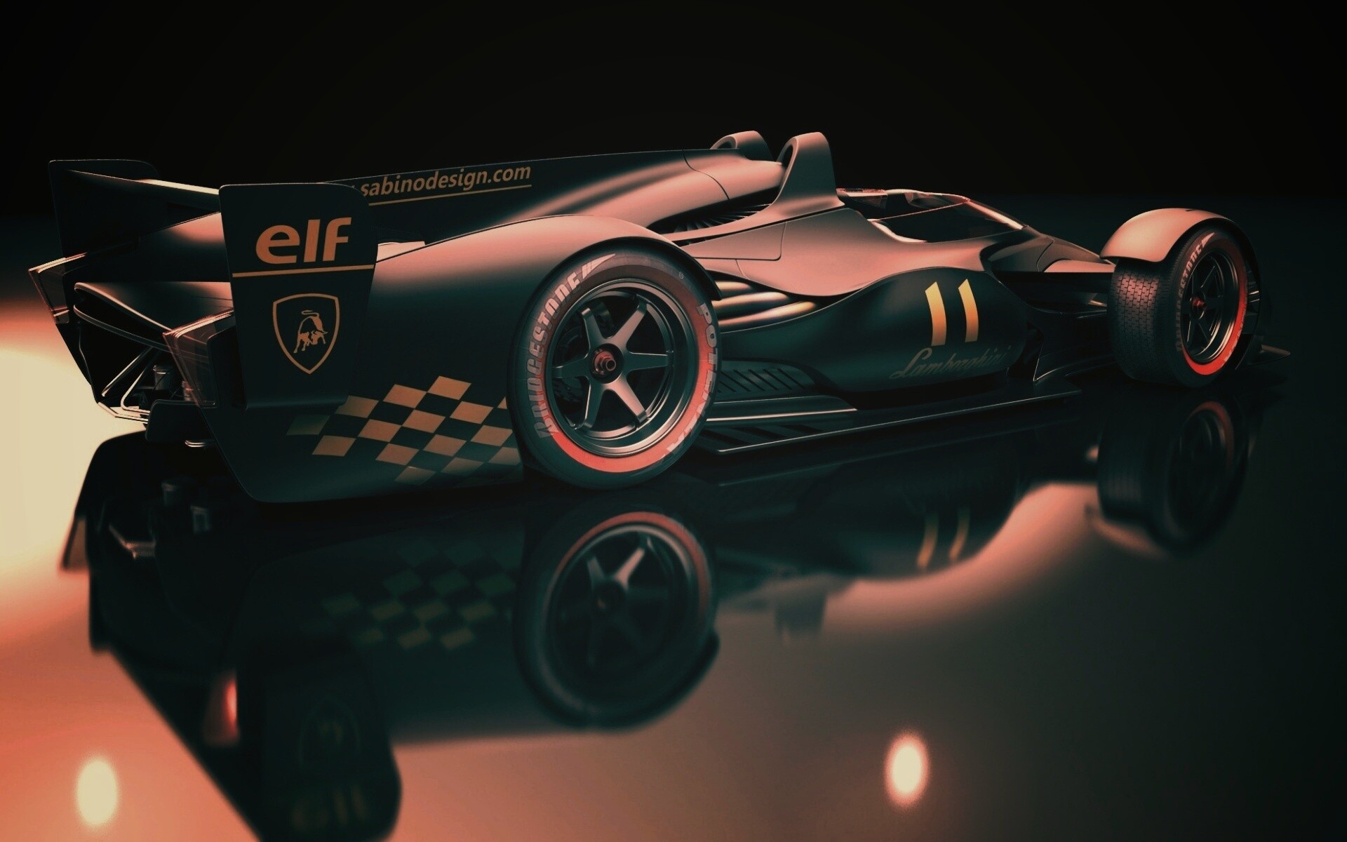 Болид Lamborghini обои