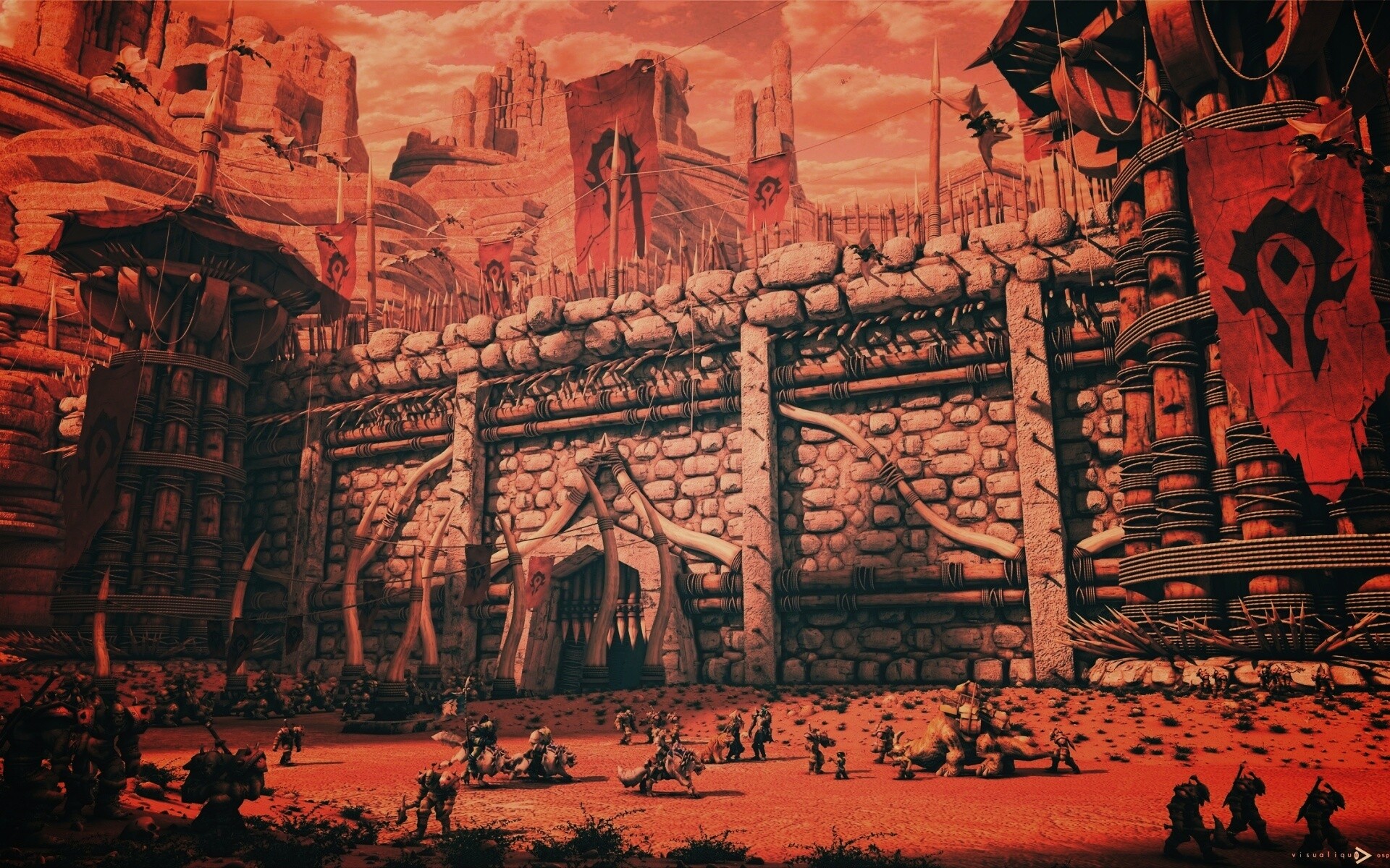 Крепость орков обои