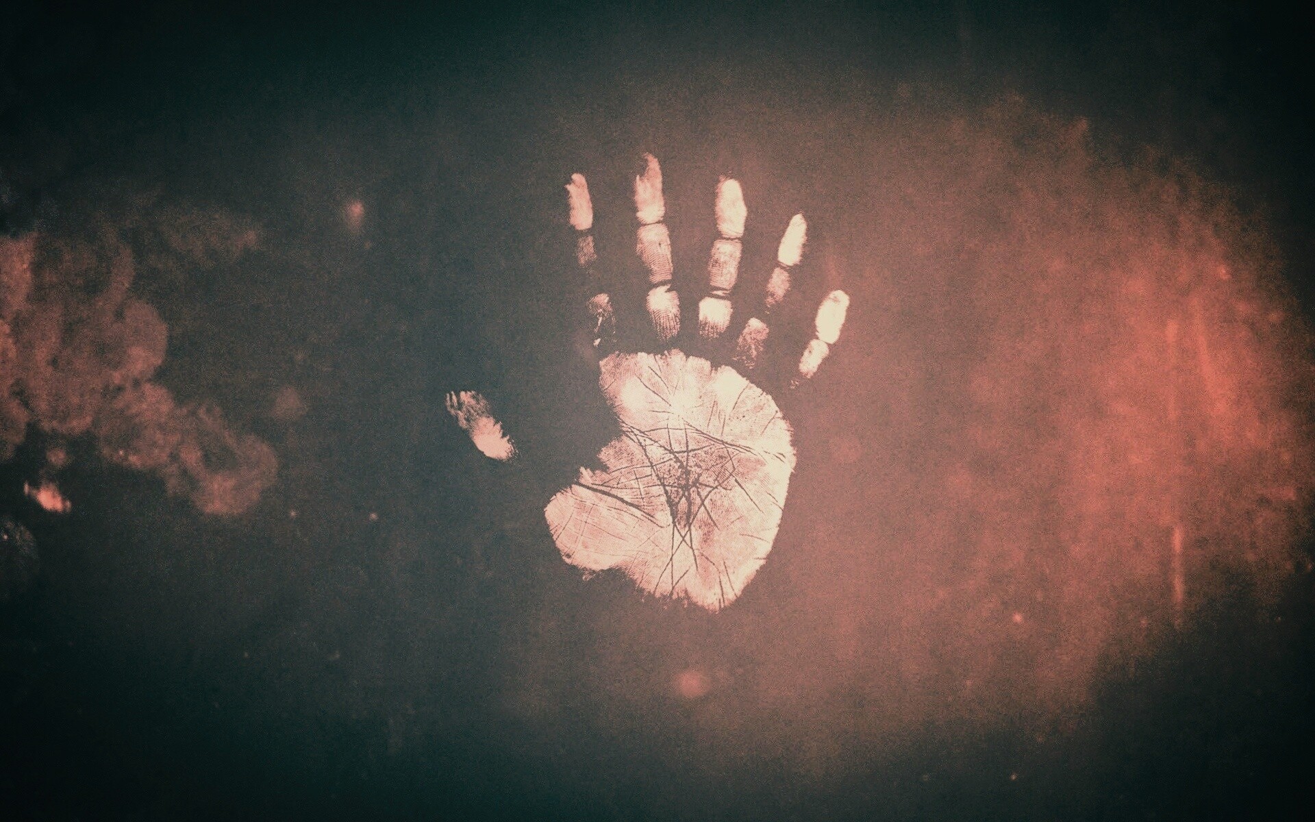 Необычный отпечаток руки обои