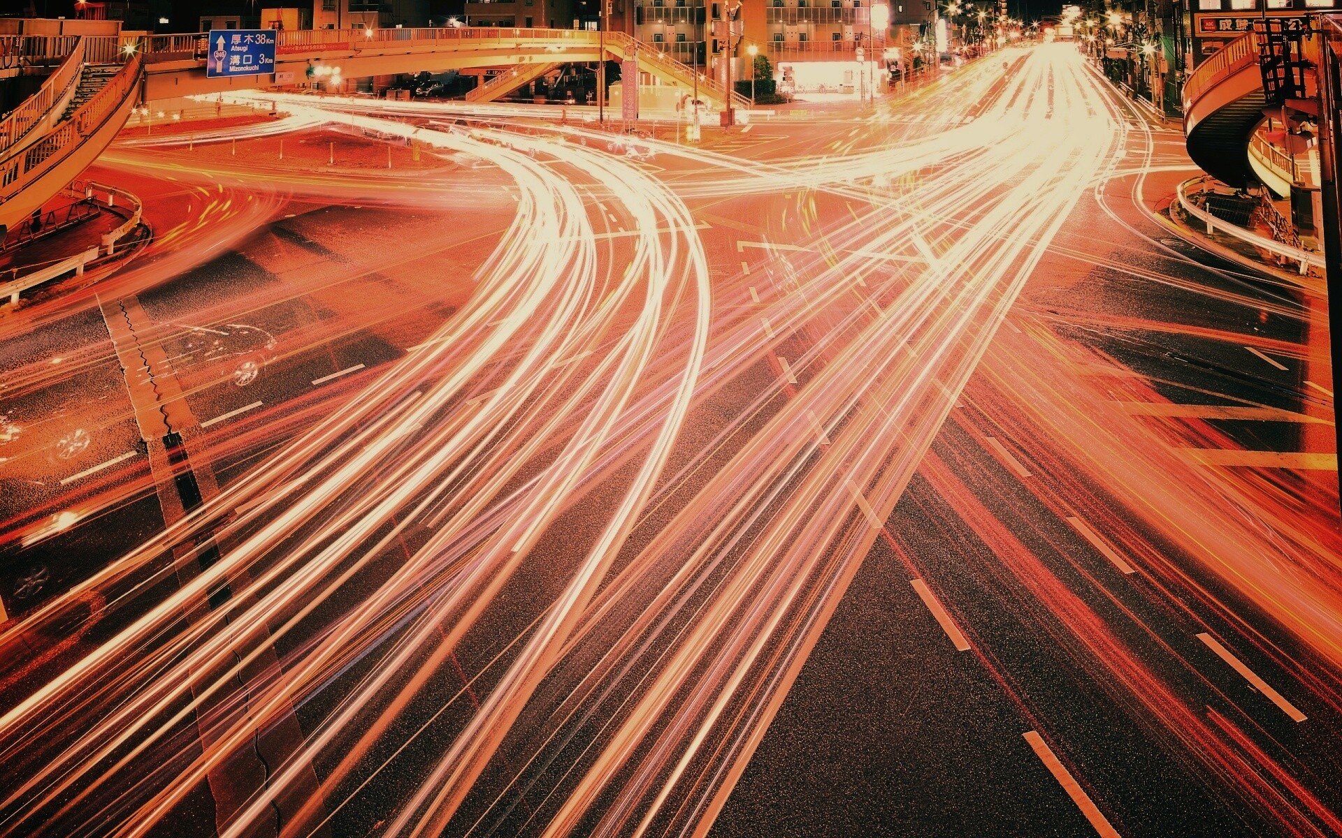 Ночная жизнь Токио обои